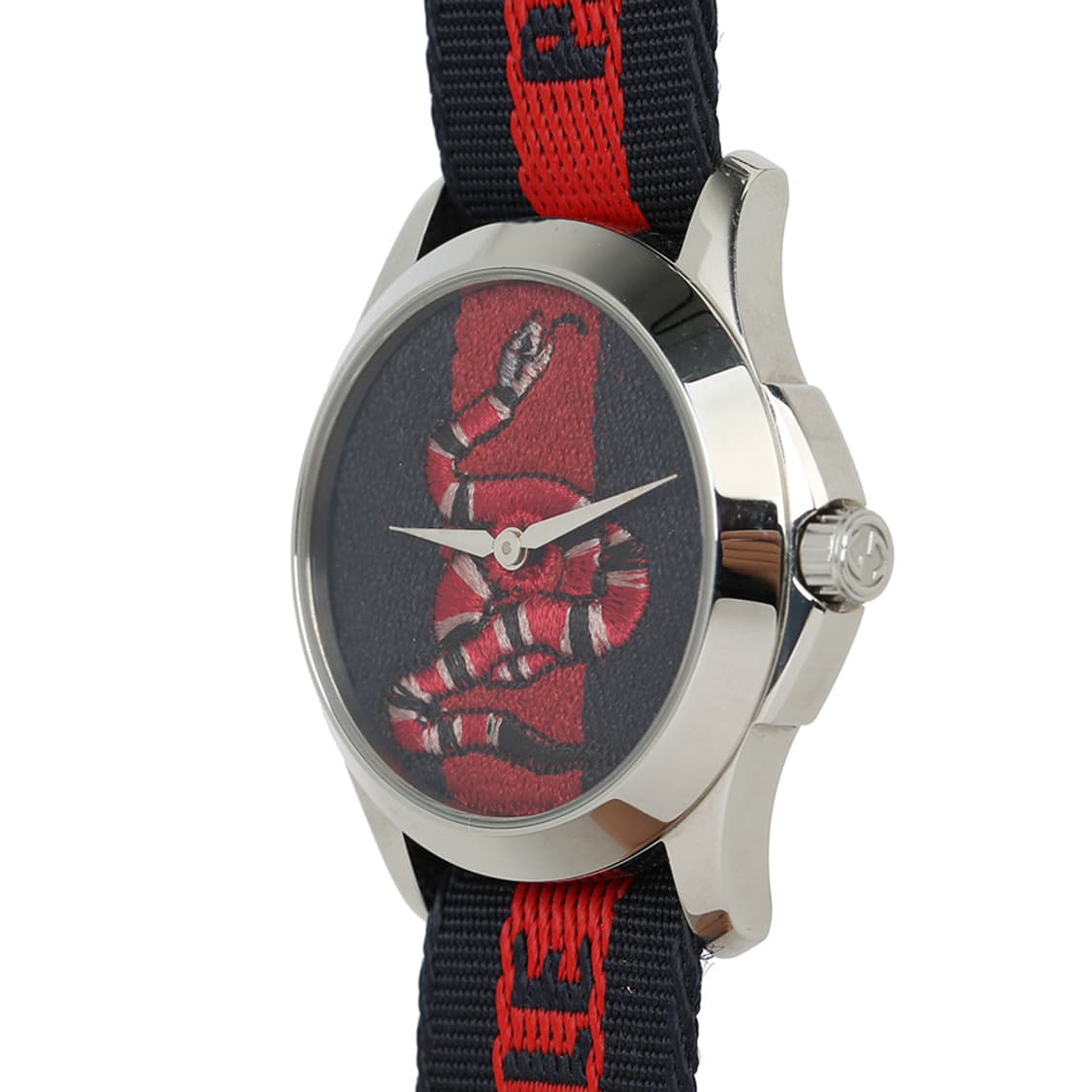 구찌 르마르쉐 스네이크 시계 삼선밴드 워치 YA126493 상품이미지5