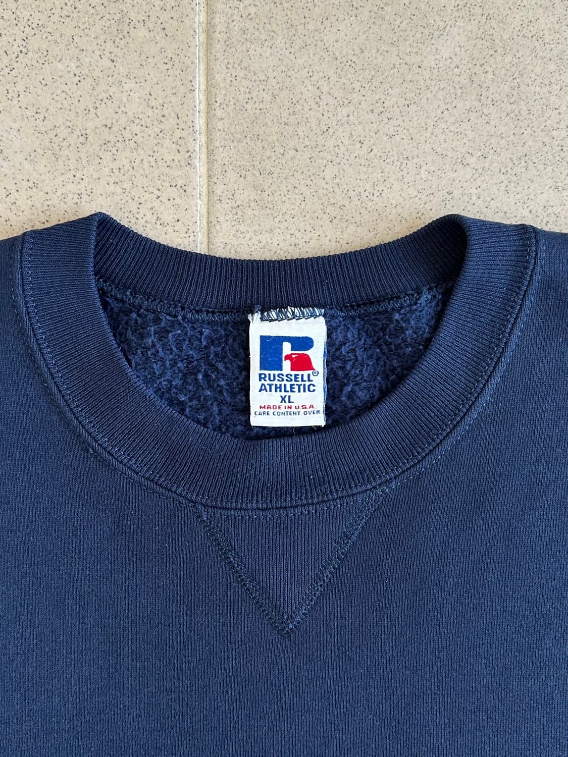 90s 빈티지 러셀 스웻셔츠 네이비 XL USA 상품이미지6
