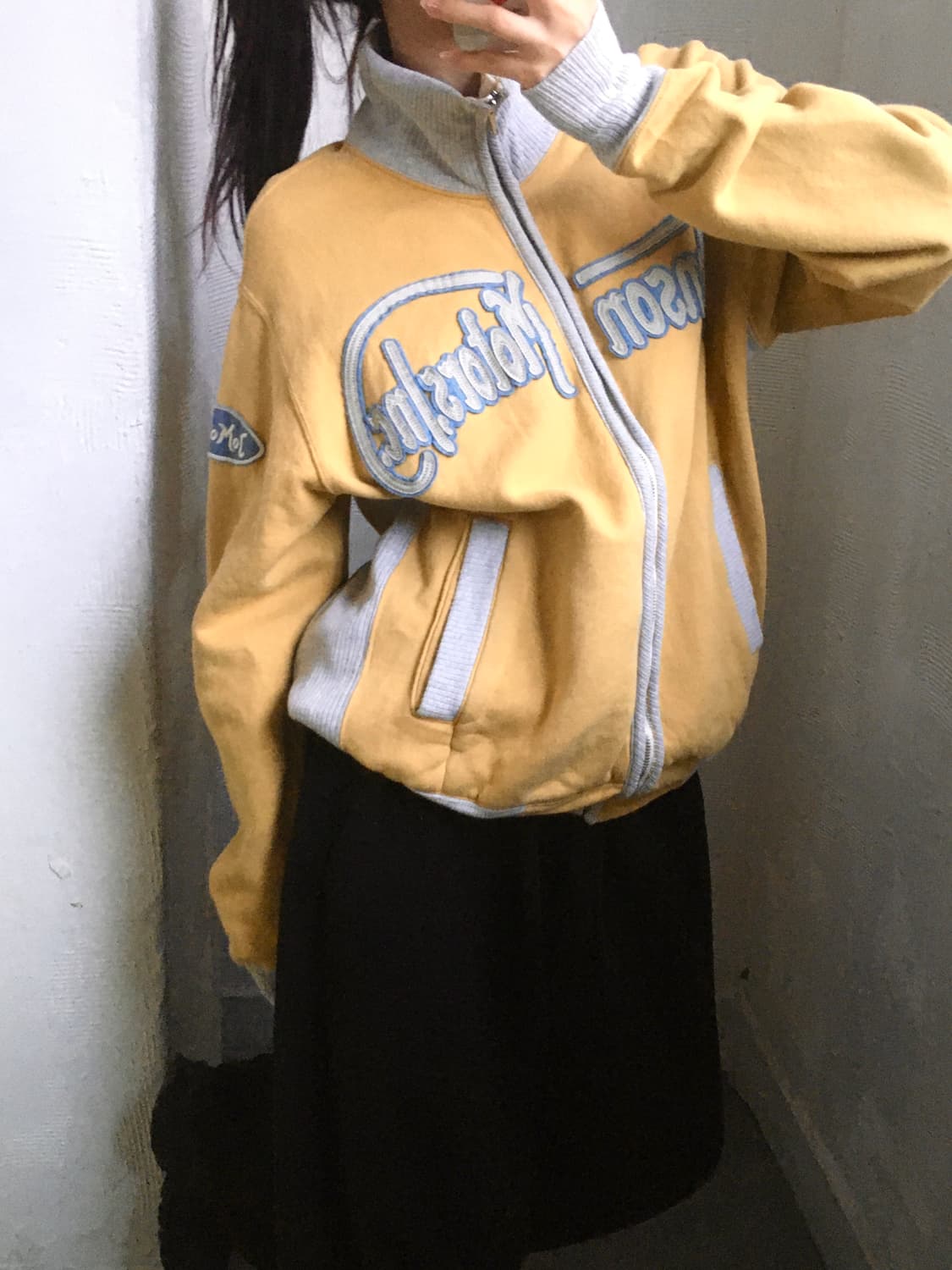 Toys McCoy 토이즈 맥코이 옐로우 스웻 집업 상품이미지4