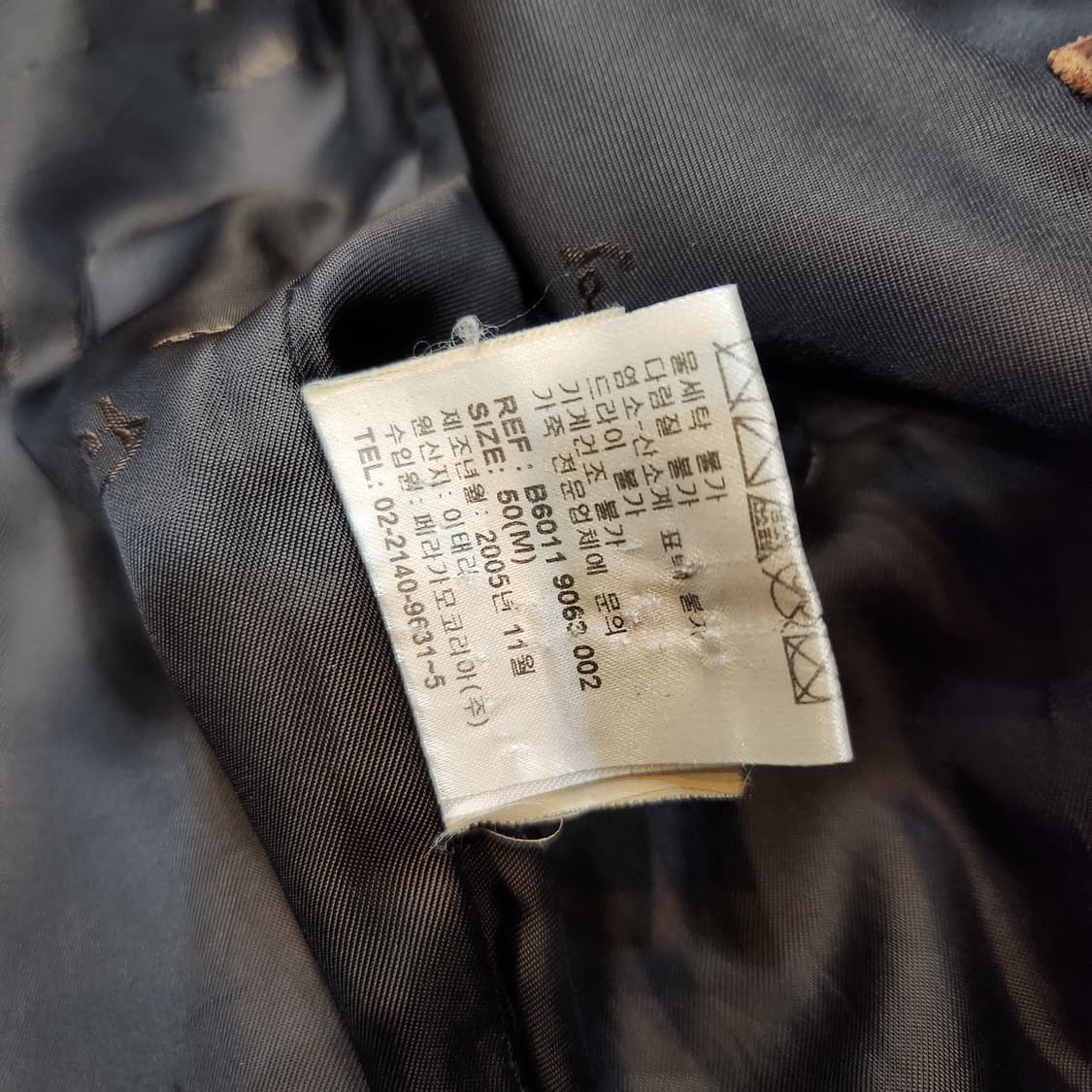 페레가모 이태리 00s 오일 양가죽 A-2 자켓 M 100 상품이미지7