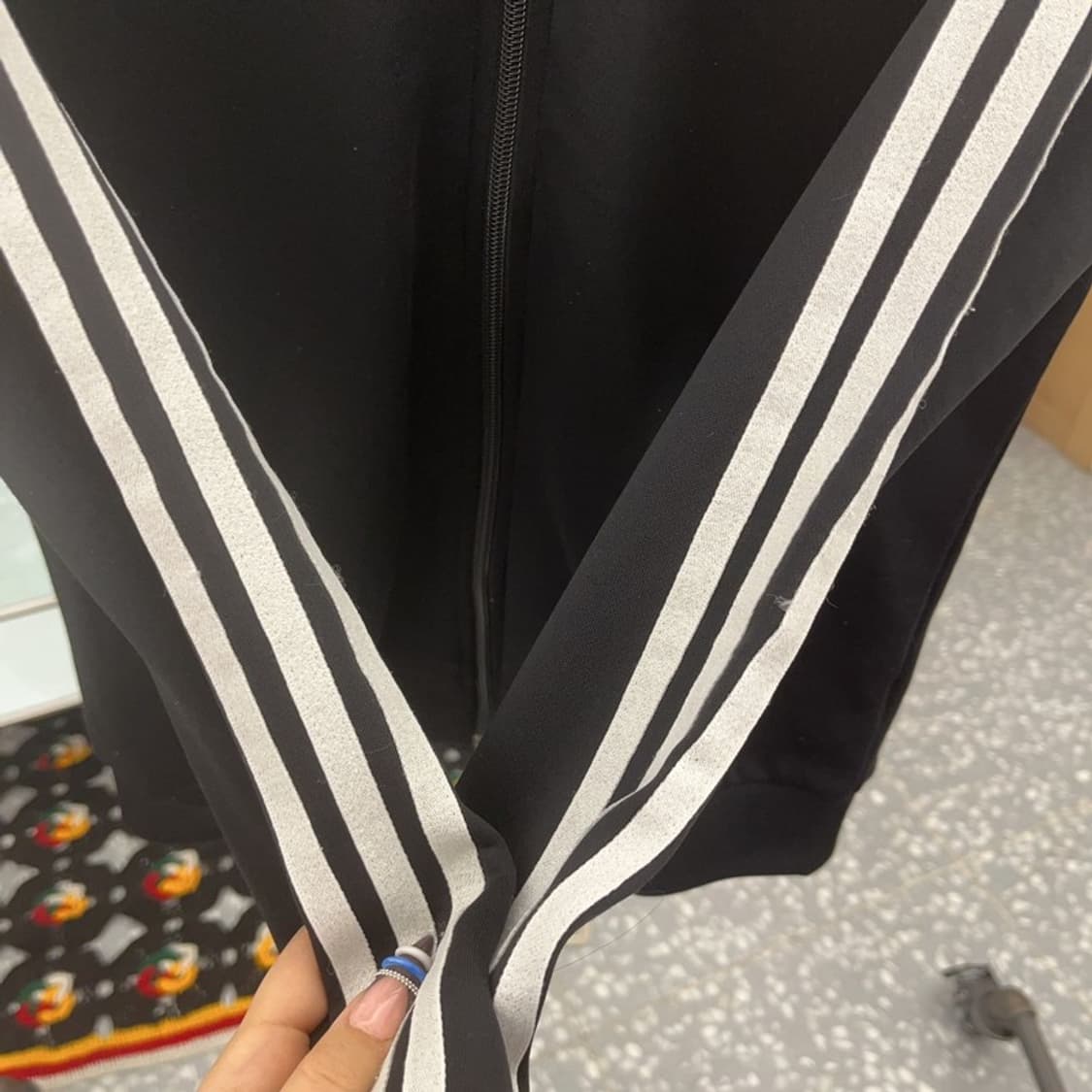 아디다스 Y2K 00's 키치 큐빅 스펠로고 져지 집업 XL C07741 상품이미지7