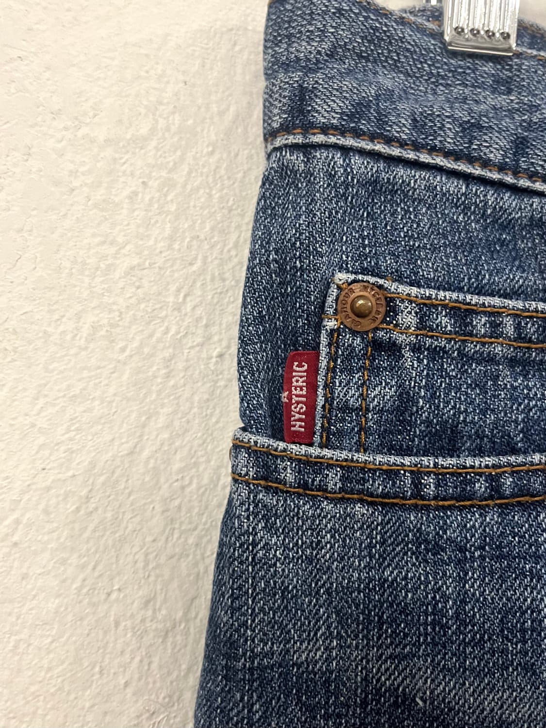 히스테릭 글래머 90s 패치워크 데님 스커트 상품이미지6