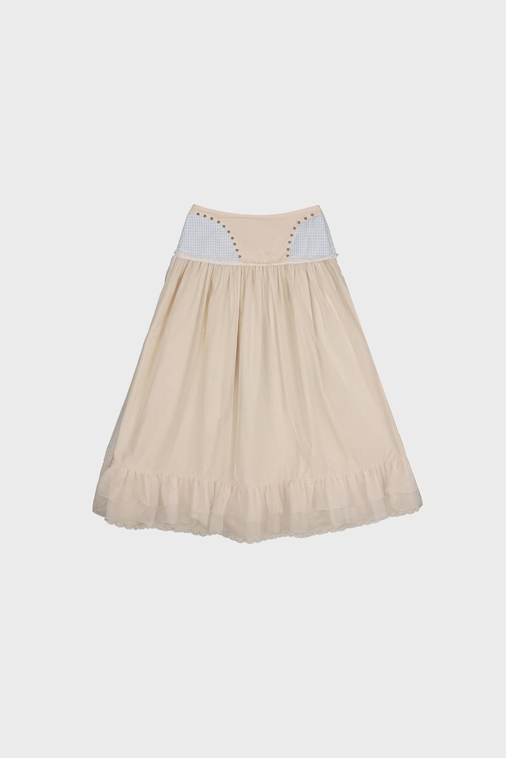 STUD CHECK TULLUE SKIRT 상품이미지1