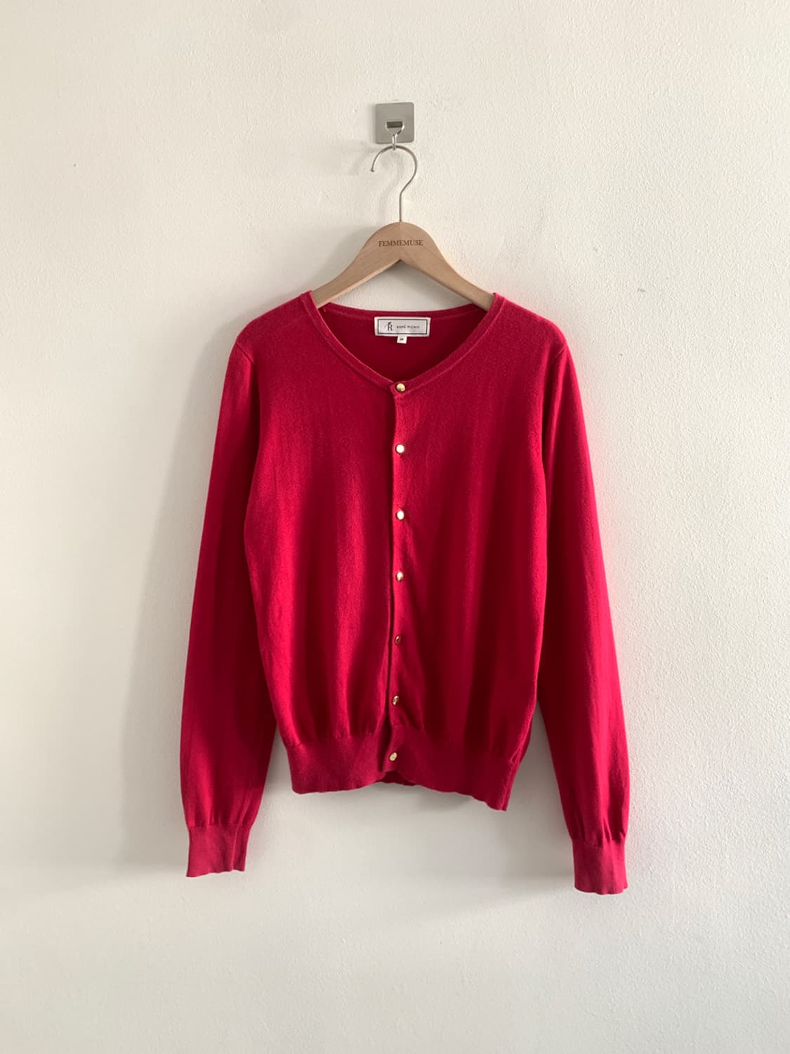 (Vintage)Gold Button Cardigan 상품이미지2