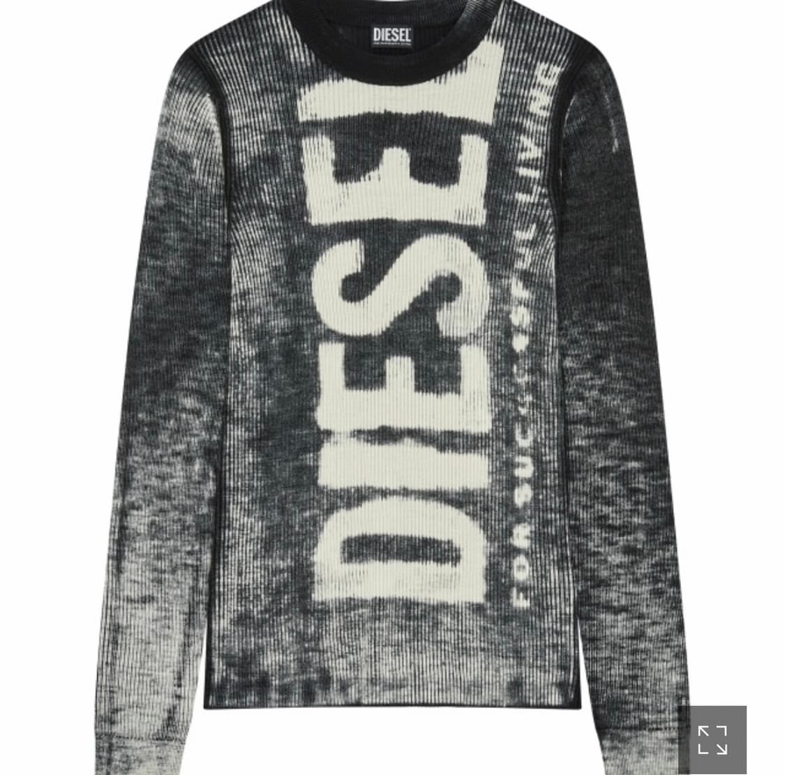 디젤 k아틀라스 리브드 로고 니트 상품이미지1