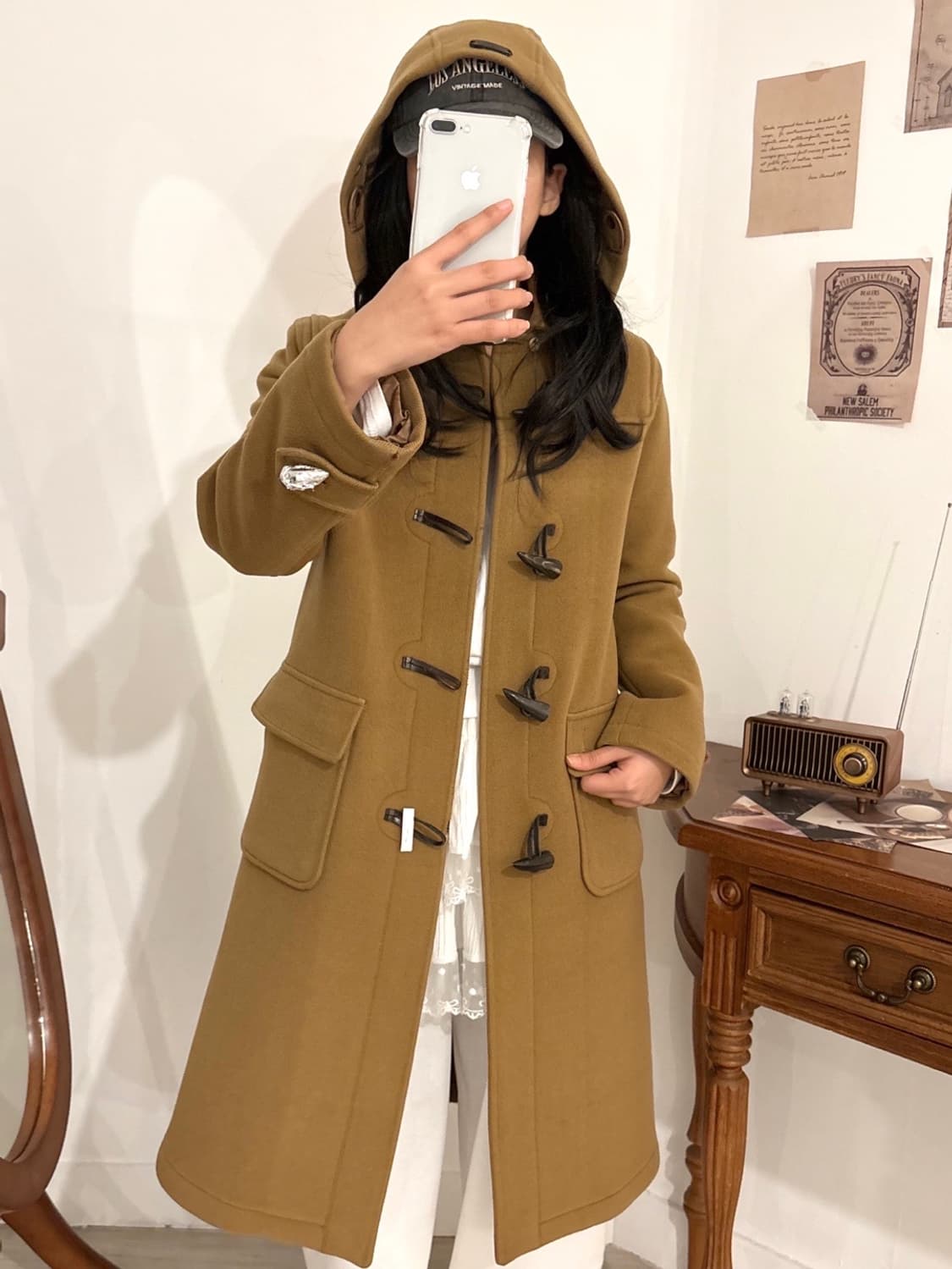 빈폴 캬라멜 여성 떡볶이 코트 상품이미지1