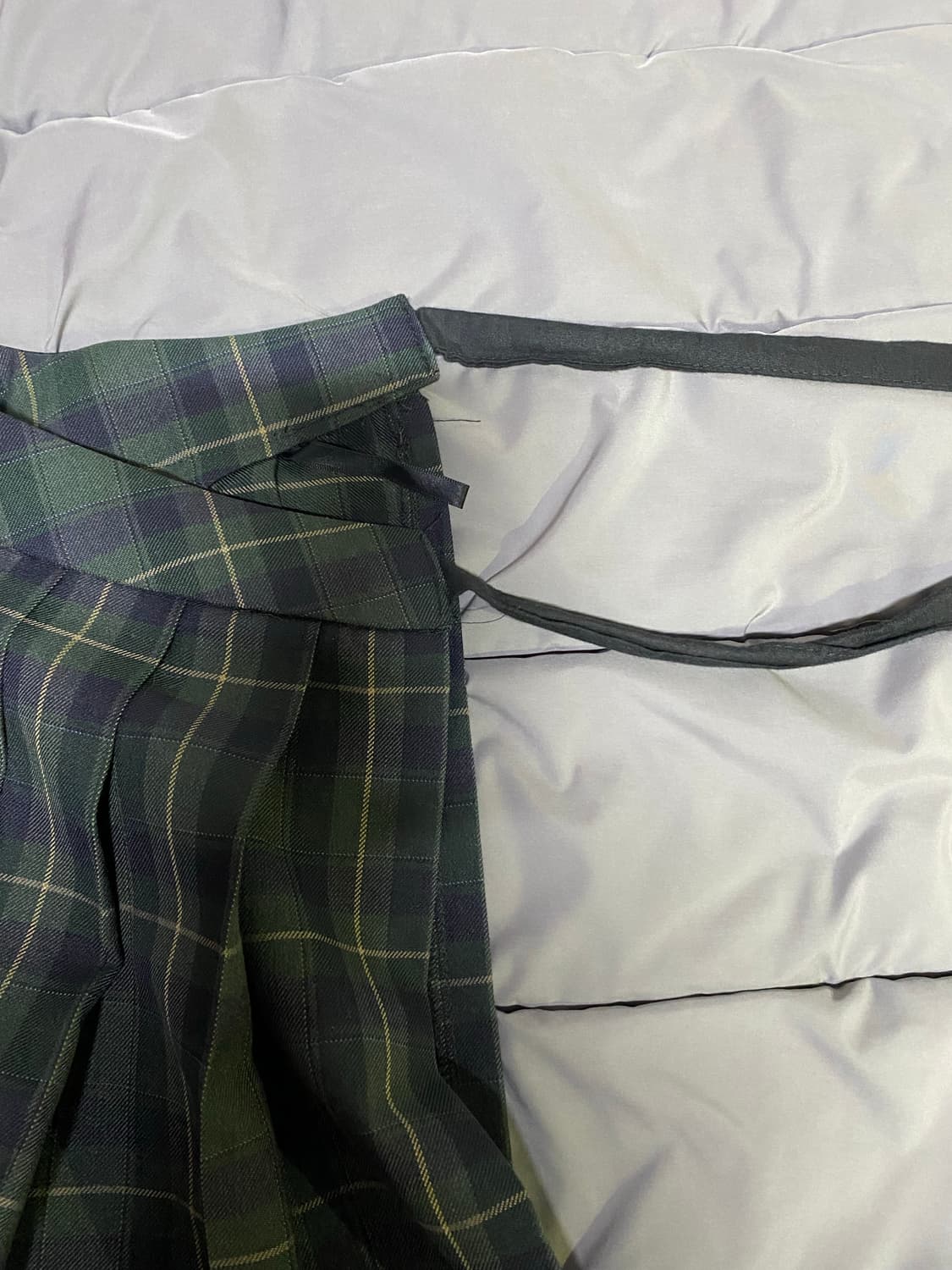 빈티지 일본 교복 레이어드 치마 (남녀공용) 상품이미지3