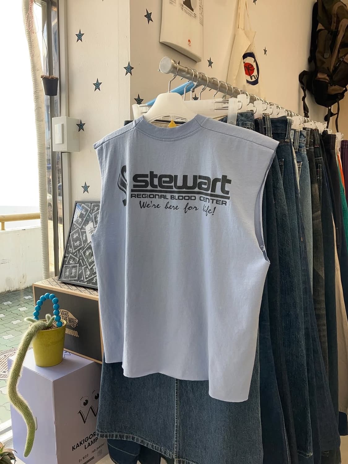 Fruit of the room cutting sleeveless  상품이미지3