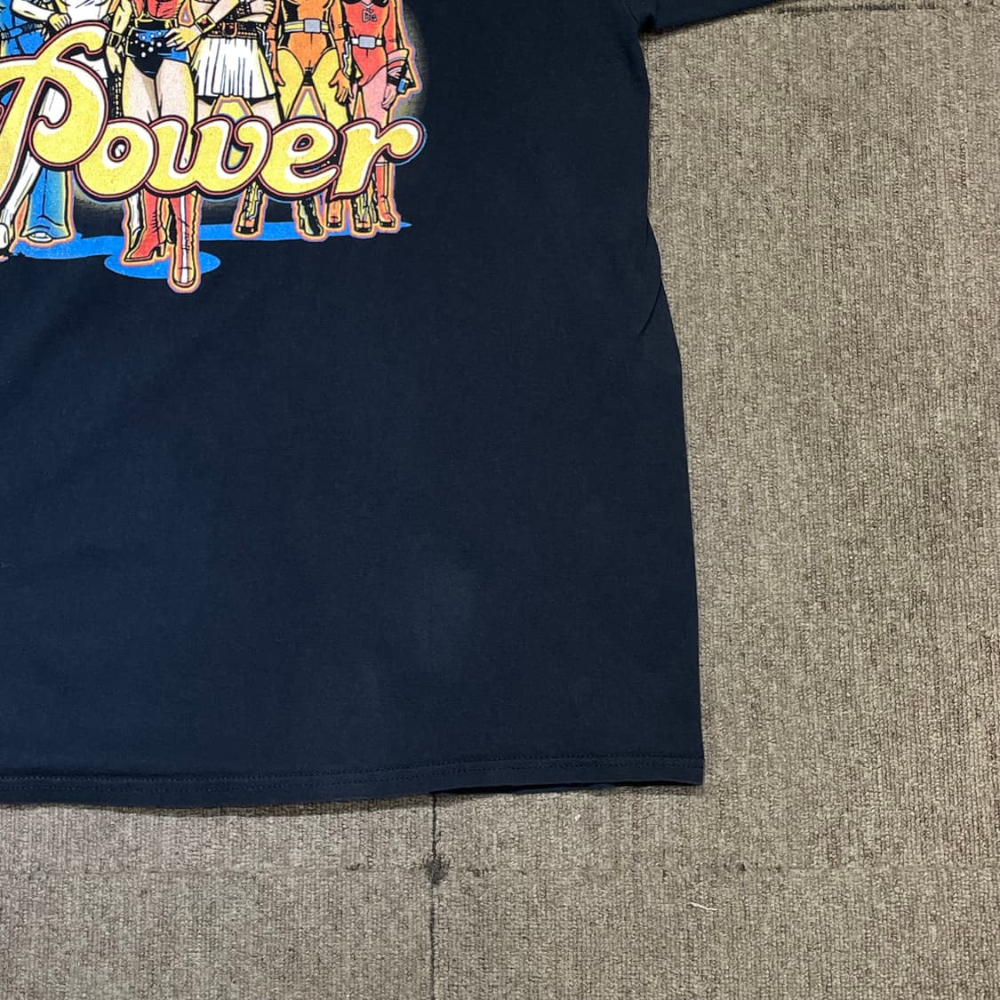 (2XL) 빈티지 원더우먼 프린팅 반팔티 상품이미지5