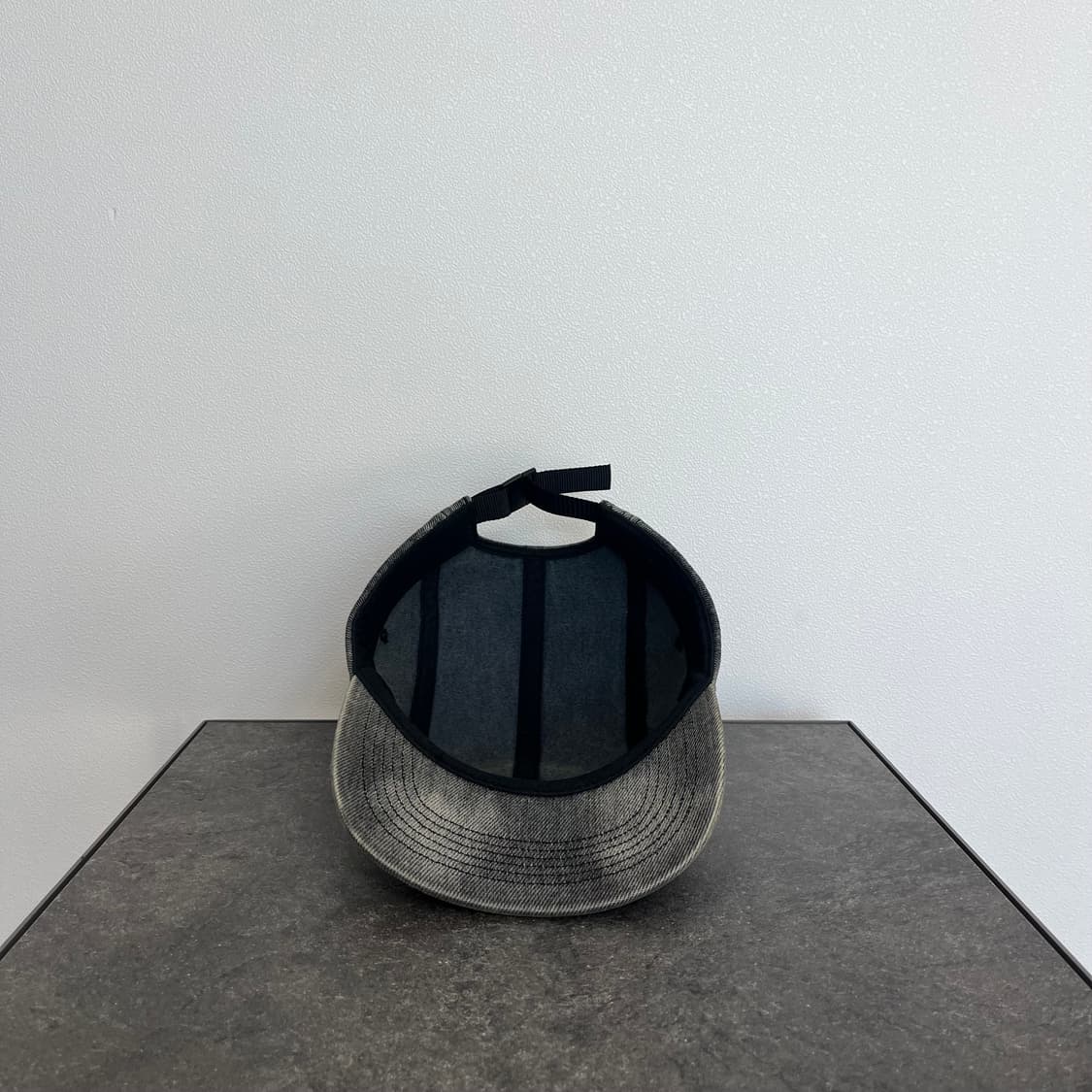 (OS) 슈프림 박스로고 캠프캡 모자 데님 블랙 상품이미지5