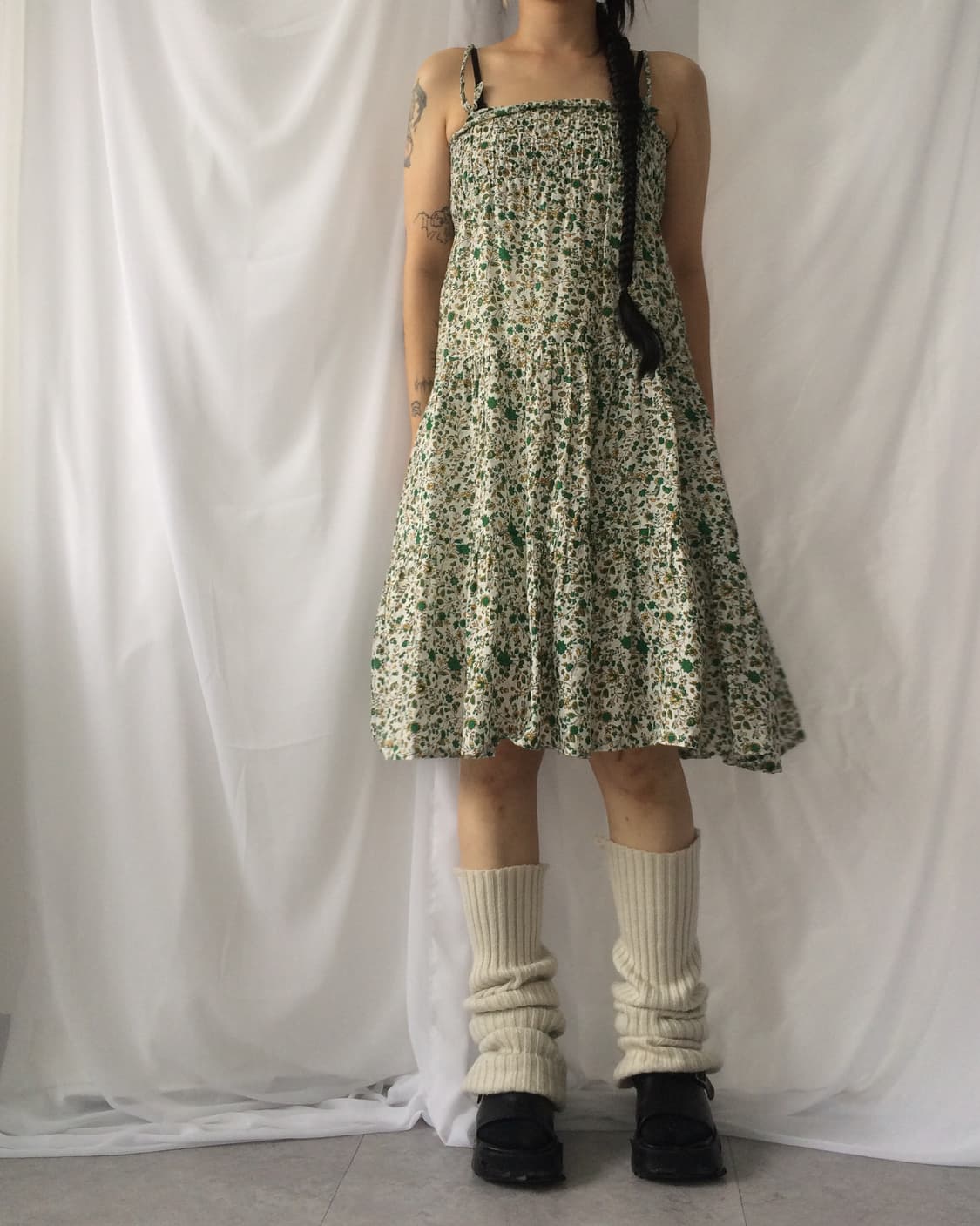 Flower pattern onepiece 상품이미지1