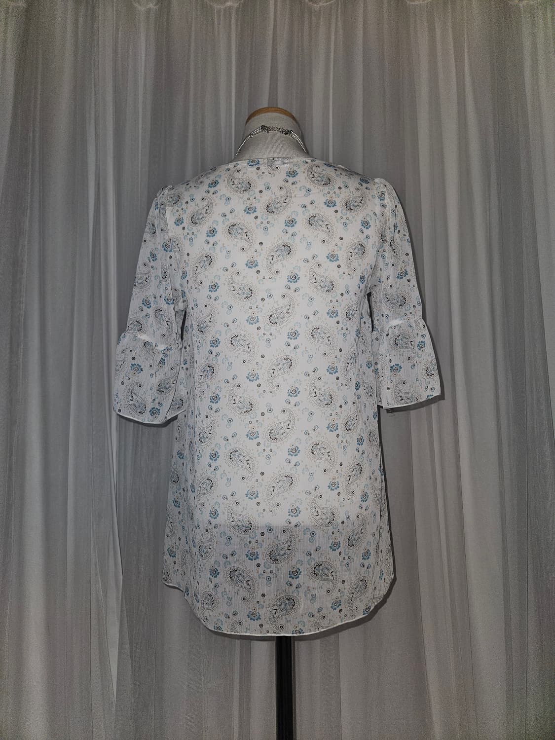 klein plus 화이트 플라워가든 레이스 블라우스 상품이미지3