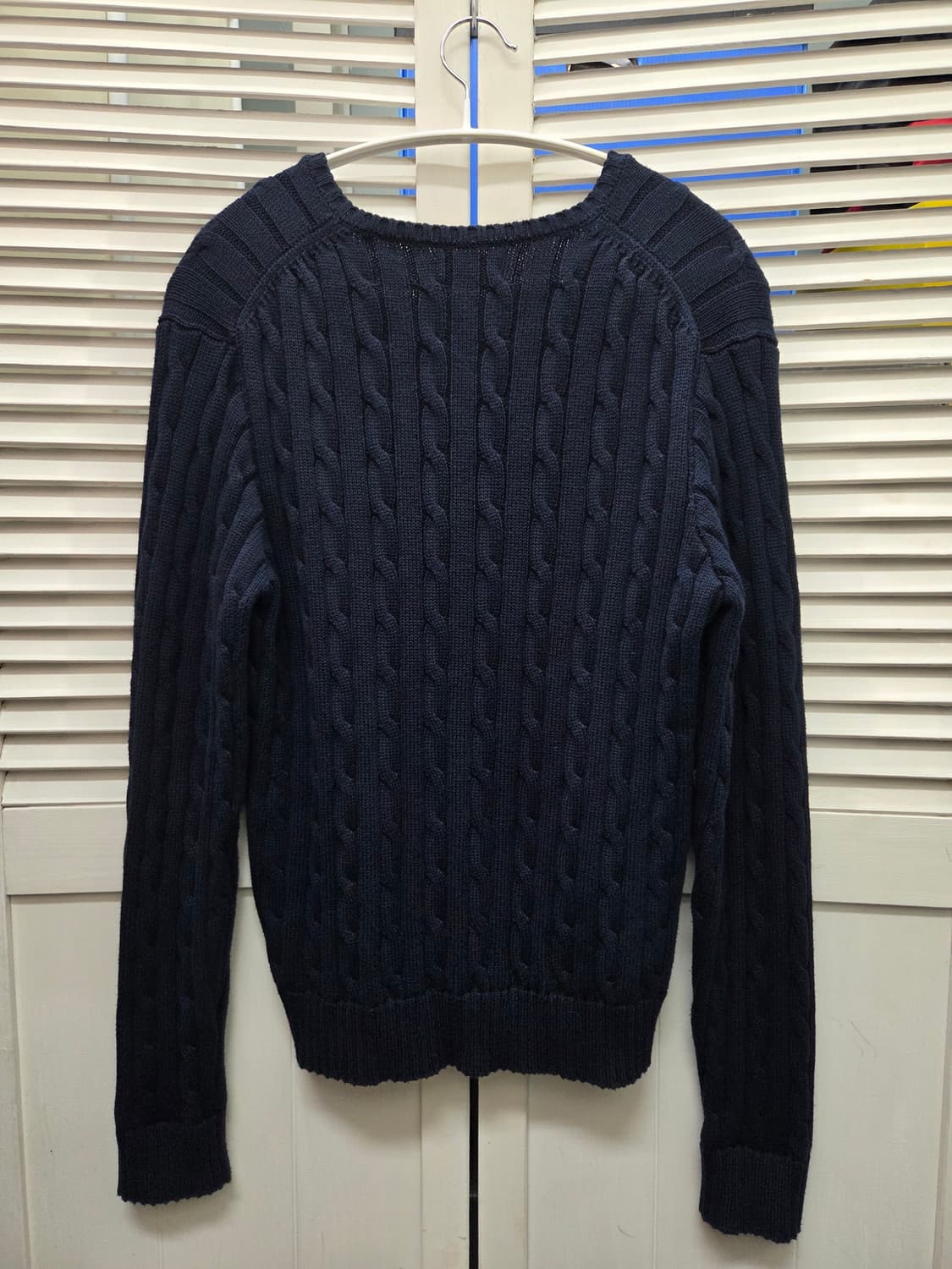 폴로 랄프로렌 꽈배기 브이넥 니트 상품이미지4