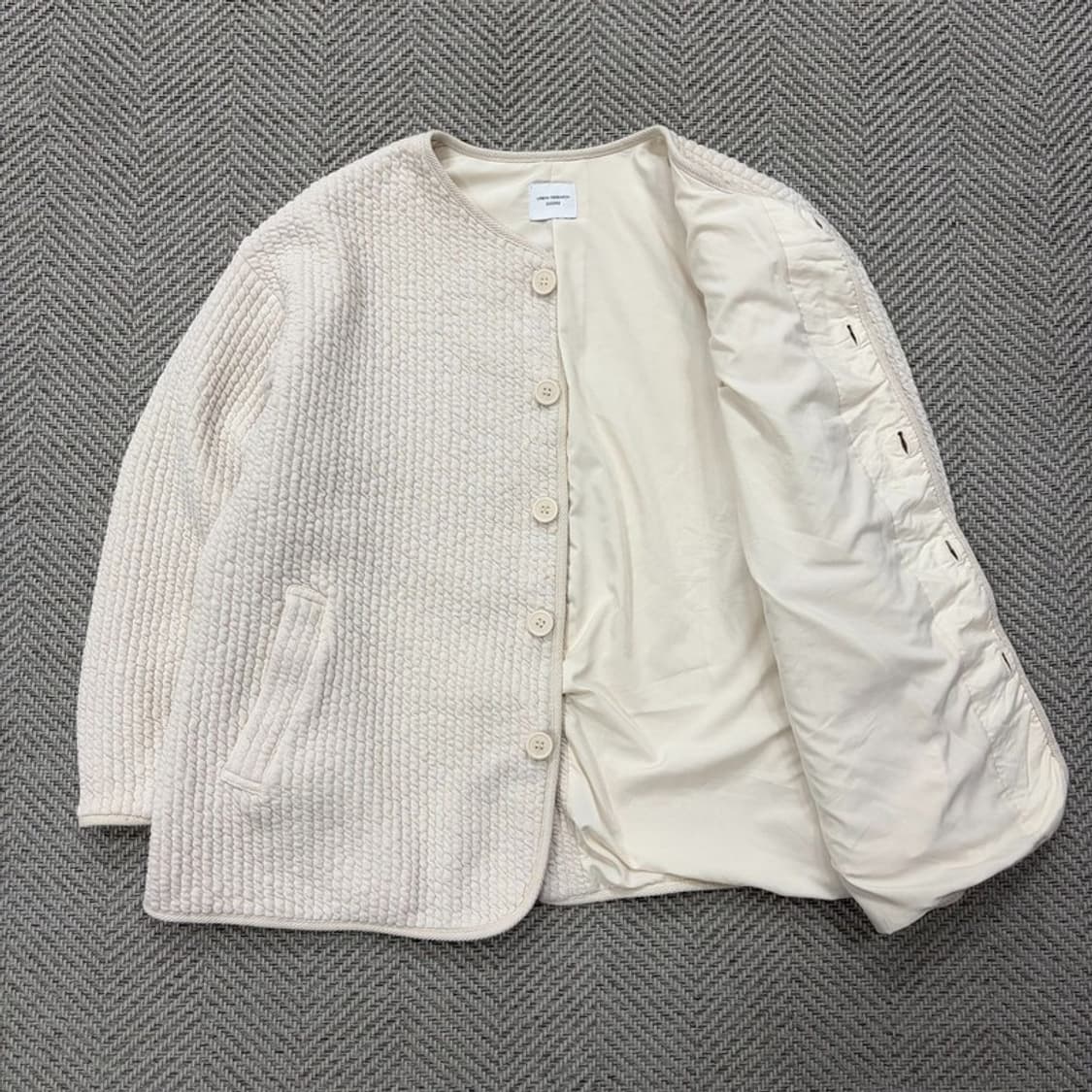 어반리서치도어즈 노카라 코튼 자켓 v2931 상품이미지5