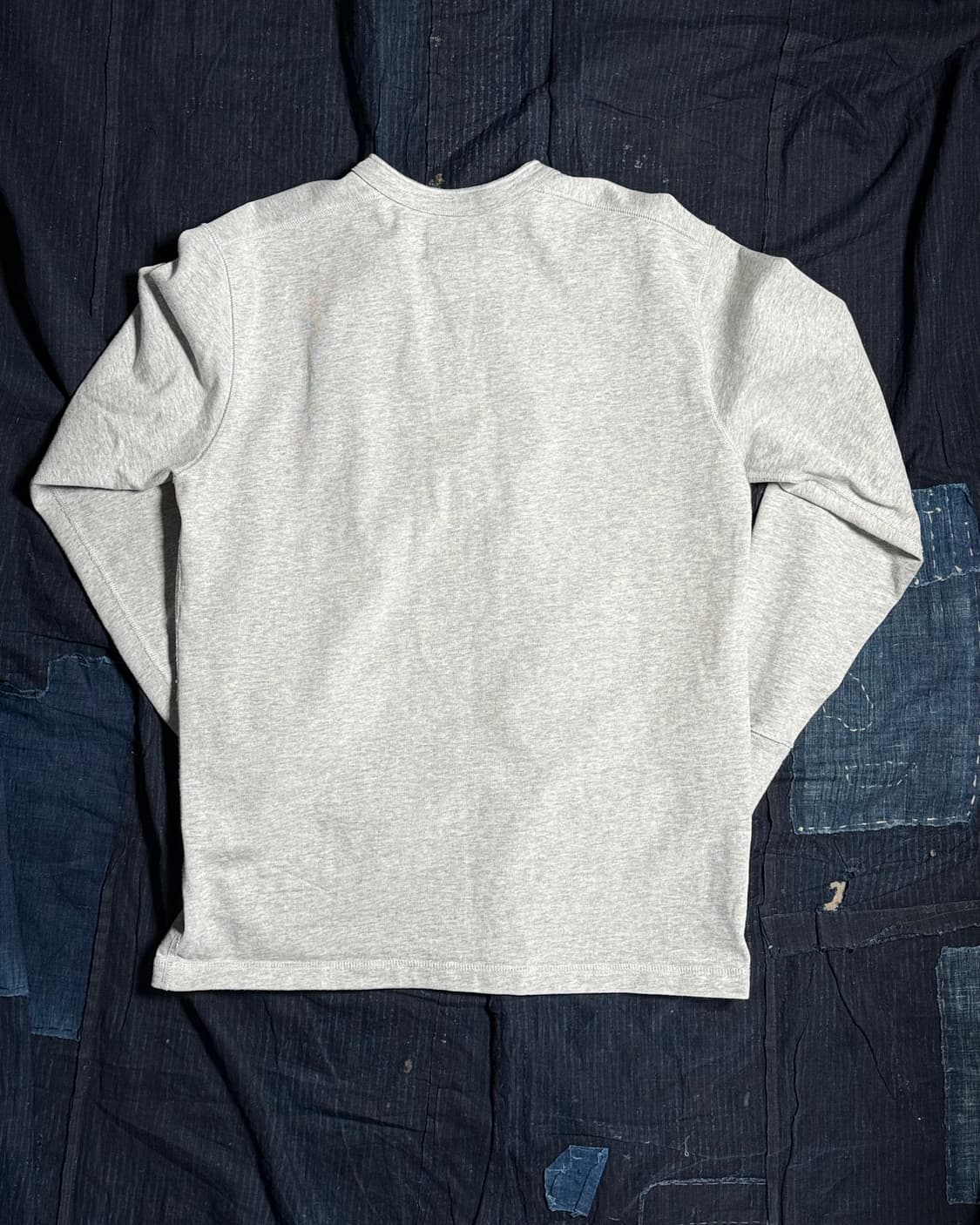 브론슨 빈티지 롱슬리브 헨리셔츠 XL 상품이미지6