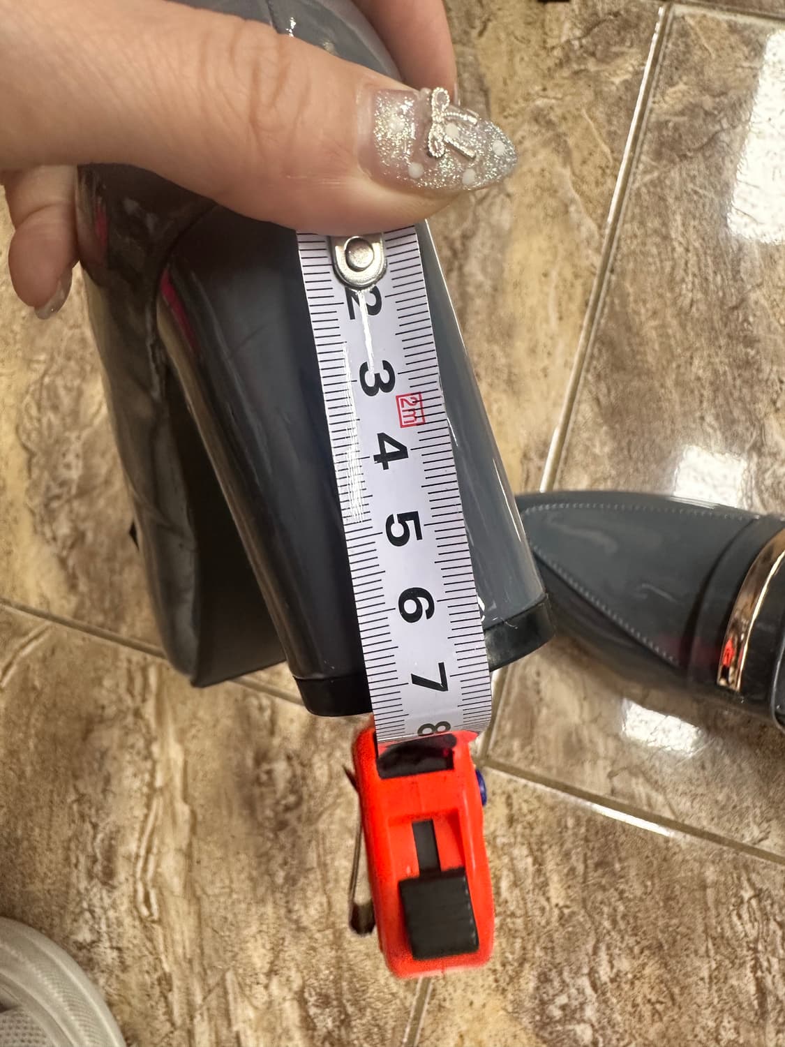36/ 에나멜 블루 로퍼 여성 구두 230 상품이미지9