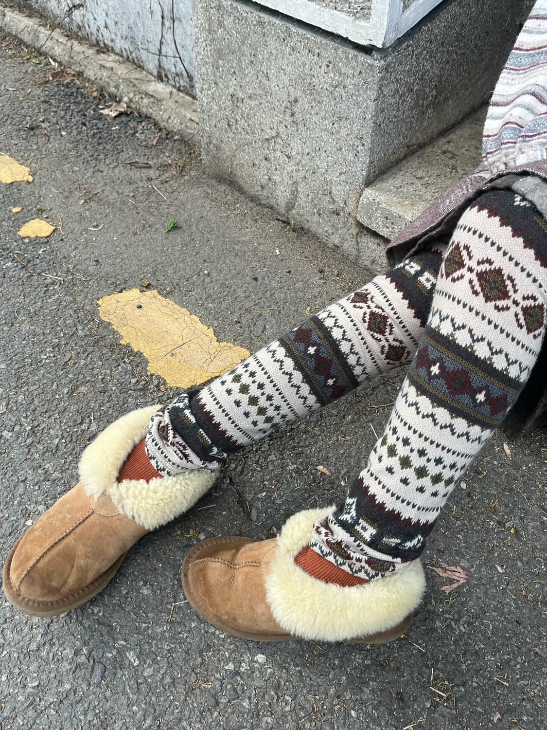 겨울 패턴 레깅스 상품이미지3