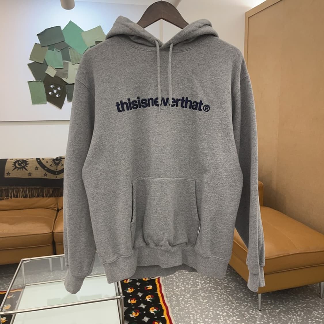 디스이즈네버댓 빈티지 레터링 약기모 후드티 L C07101 상품이미지3