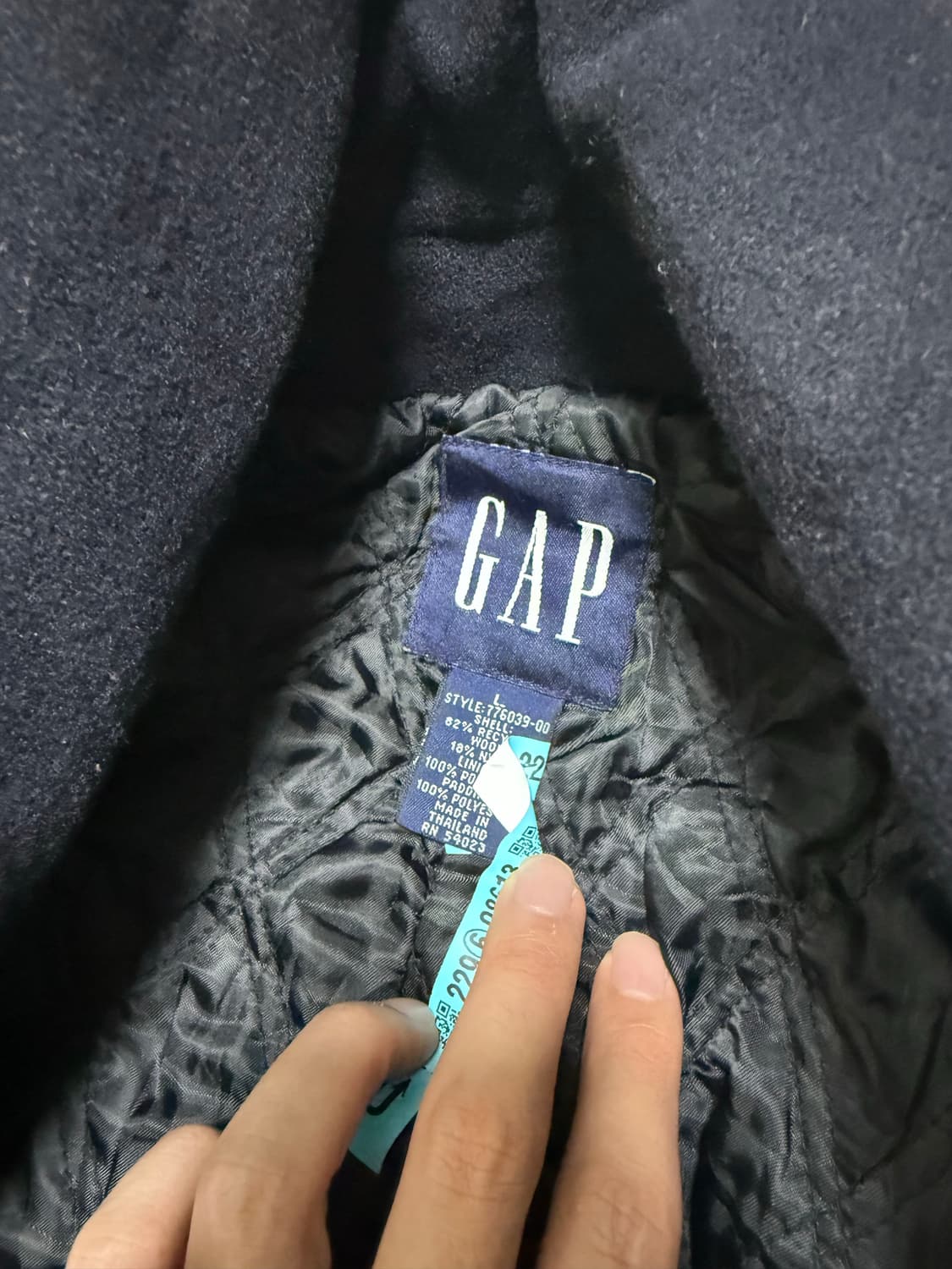 (L) 올드 갭 gap 피코트 다크네이비 상품이미지5