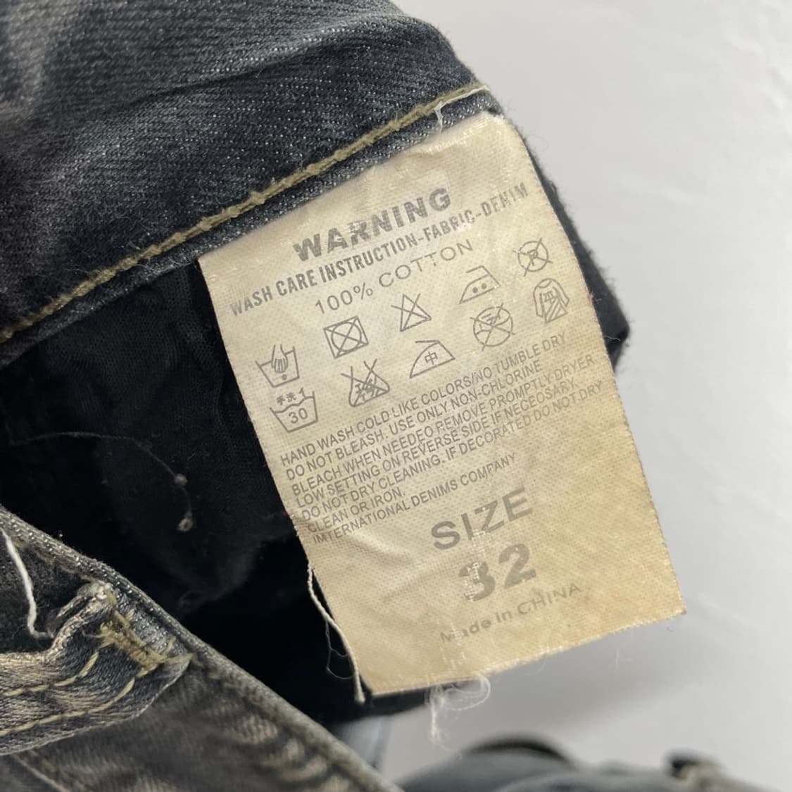 데님 서플라이 Denim Supply  블랙 워싱 진 32 상품이미지4