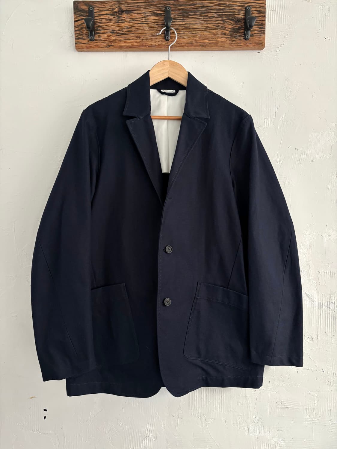 Acne Studios 아크네 스튜디오 코튼 네이비 싱글 블레이저 상품이미지2