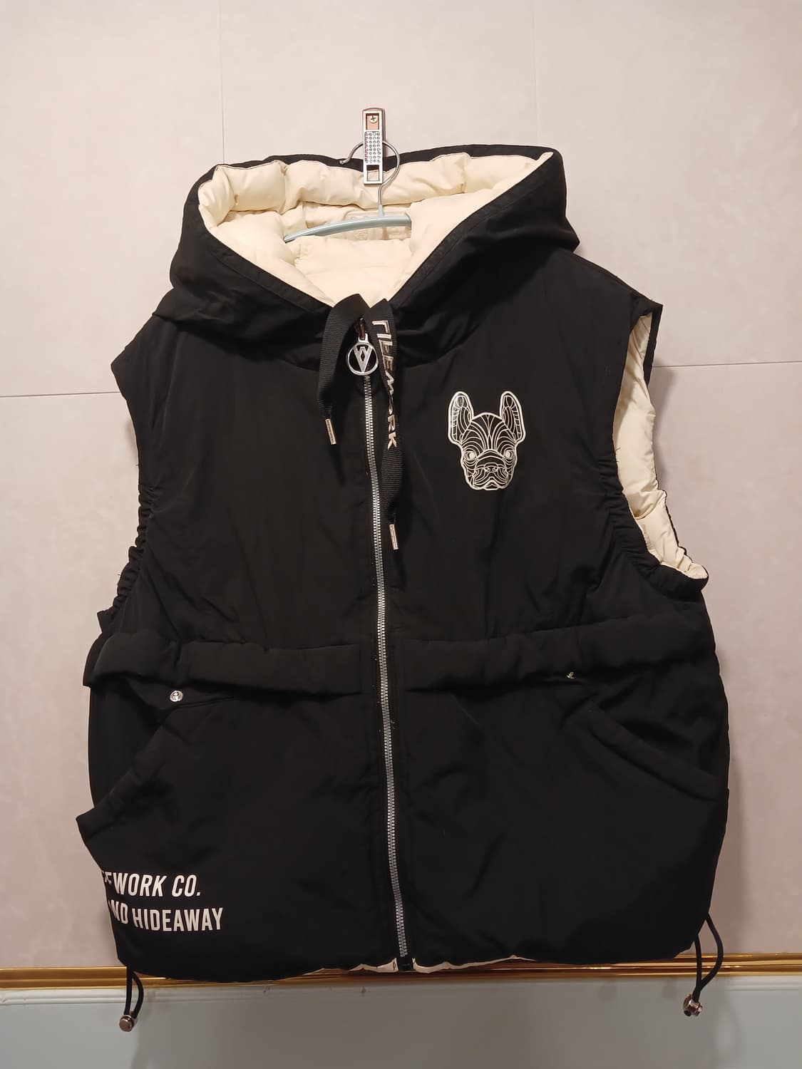 라이프워크 정품 남여공용 양면 후드 조끼 free 사이즈 상품이미지7