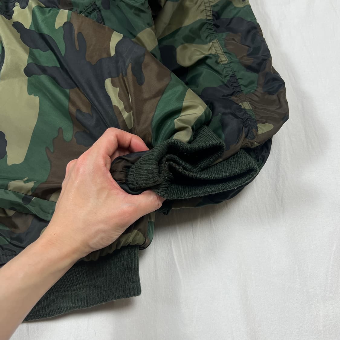 90’s v.t.air corp 밀리터리 나일론 카모 점퍼 상품이미지6