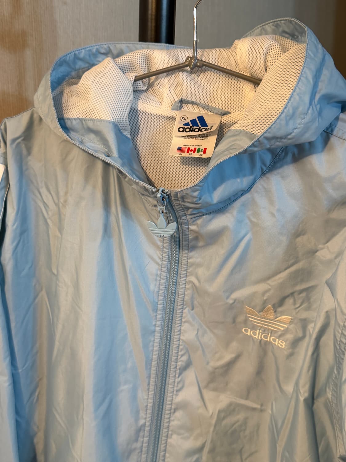 아디다스 대장급 스카이블루 윈드브레이커 상품이미지4