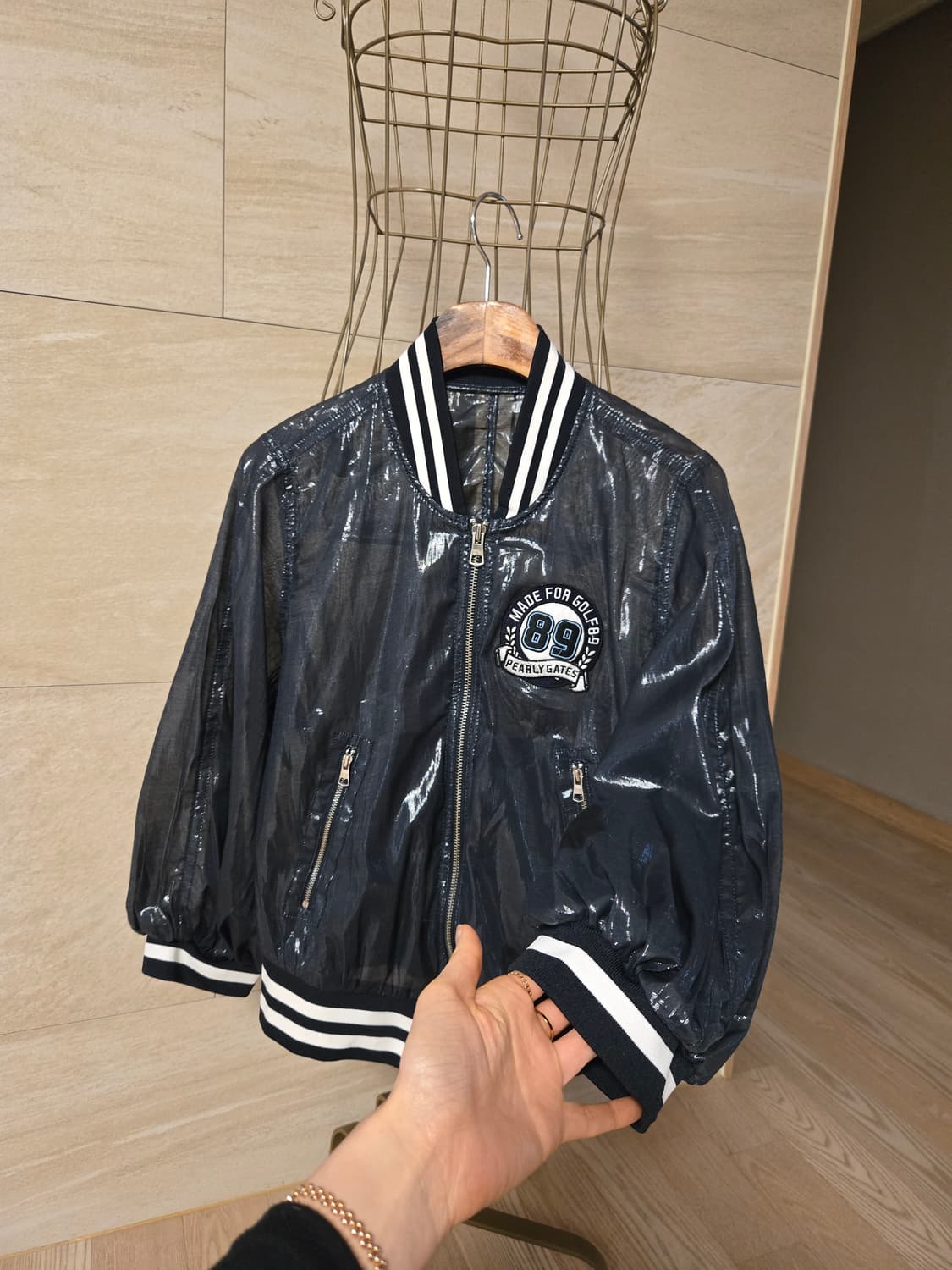 [2] 파리게이츠 여성 골프 집업 자켓 상품이미지5