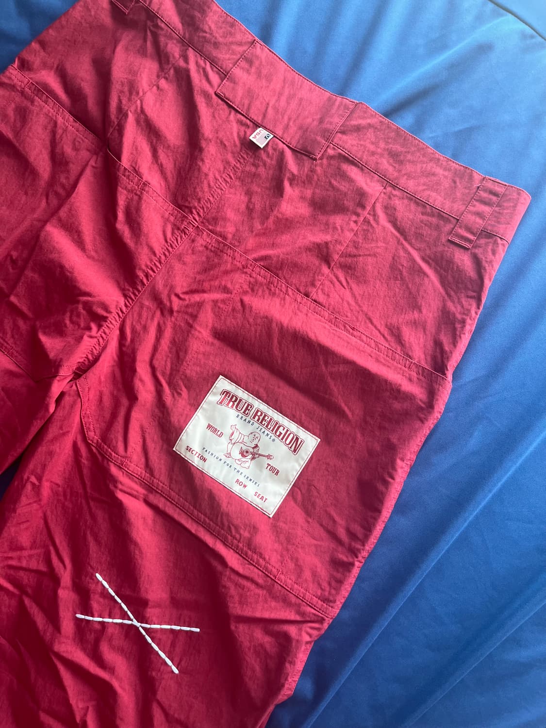 Truereligion 트루릴리젼 RR 메카닉 팬츠 레드 / M 상품이미지8