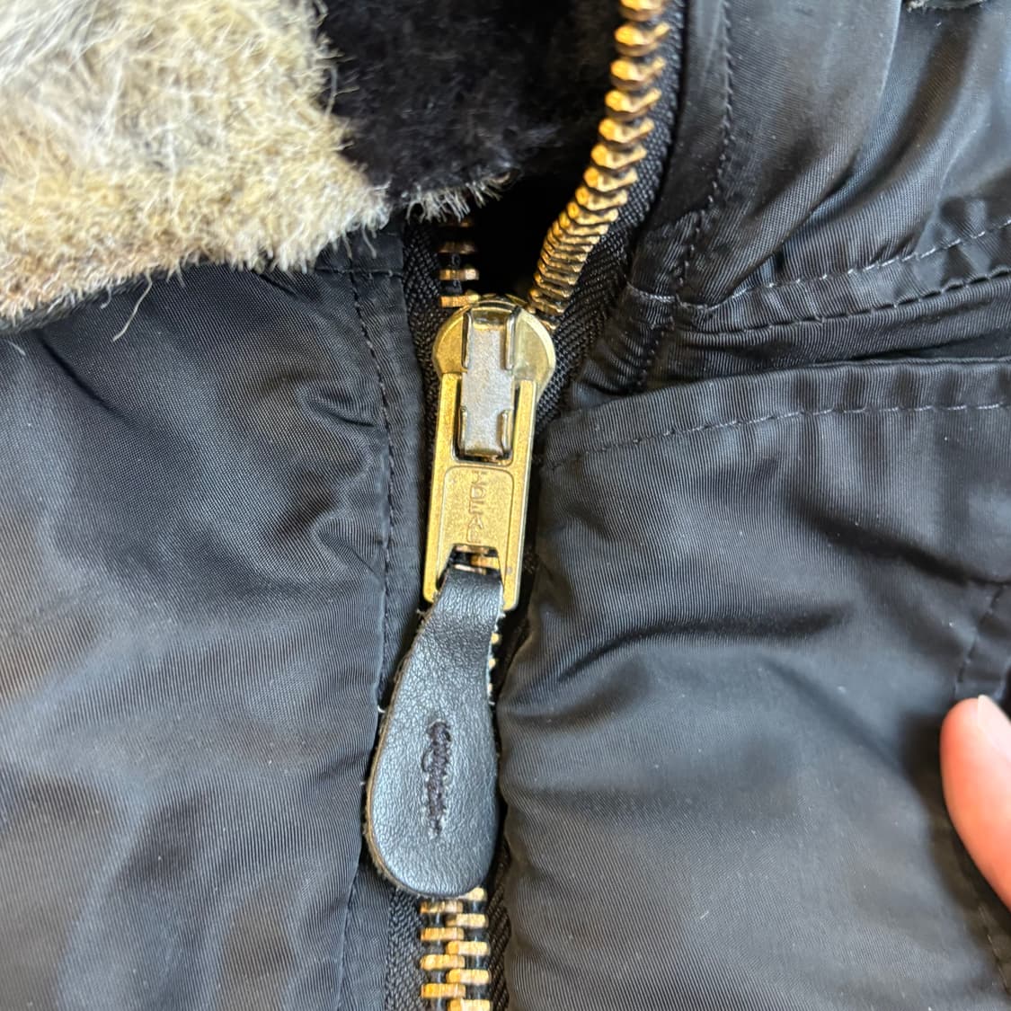 80s USA N-2B 아비렉스 미군 플라이트 자켓 군용 IDEAL 지퍼 상품이미지5