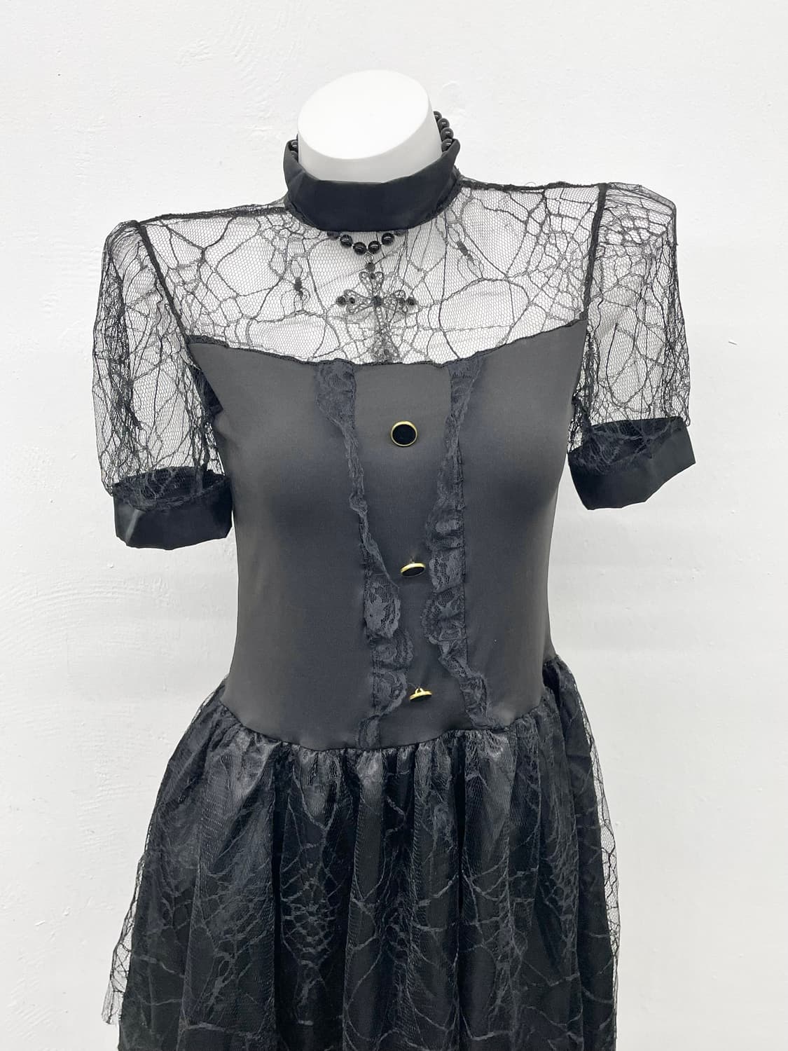 고딕 레이스 그런지 펑크 원피스 상품이미지2