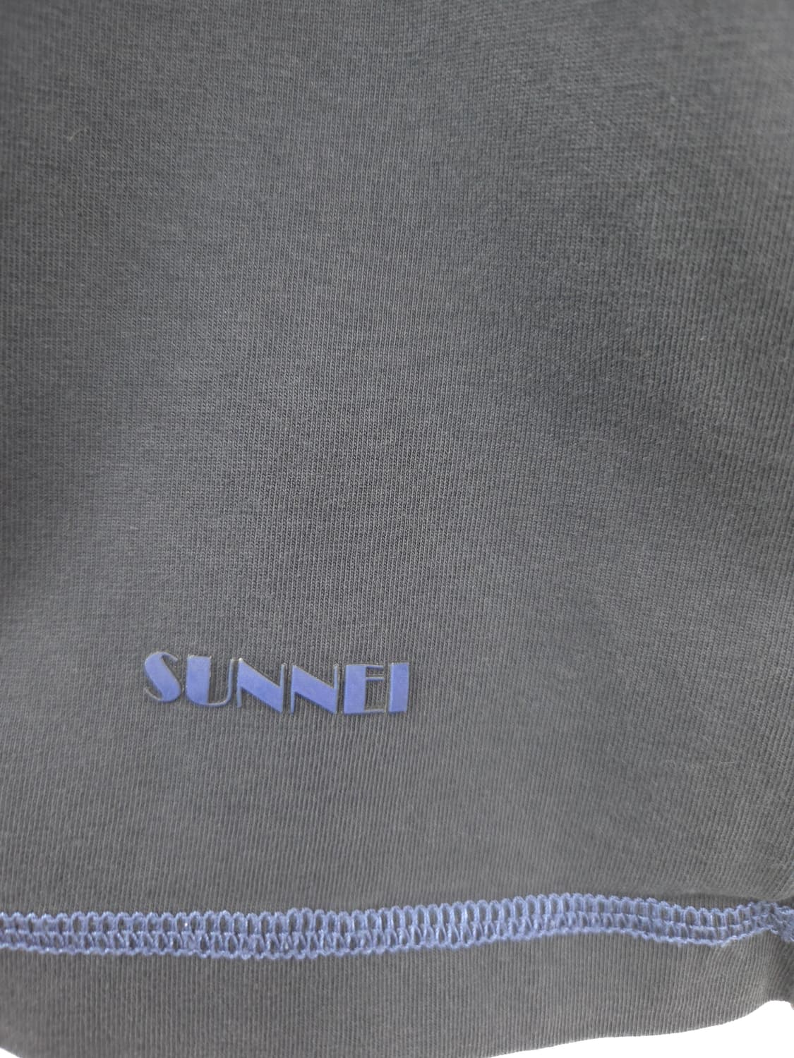 M Sunnei 써네이 오버로크 로고 미드나잇 블루 상품이미지4