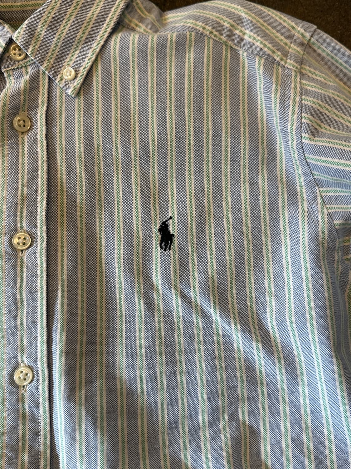 폴로 랄프로렌 스트라이프 셔츠 kids 10-12 상품이미지3