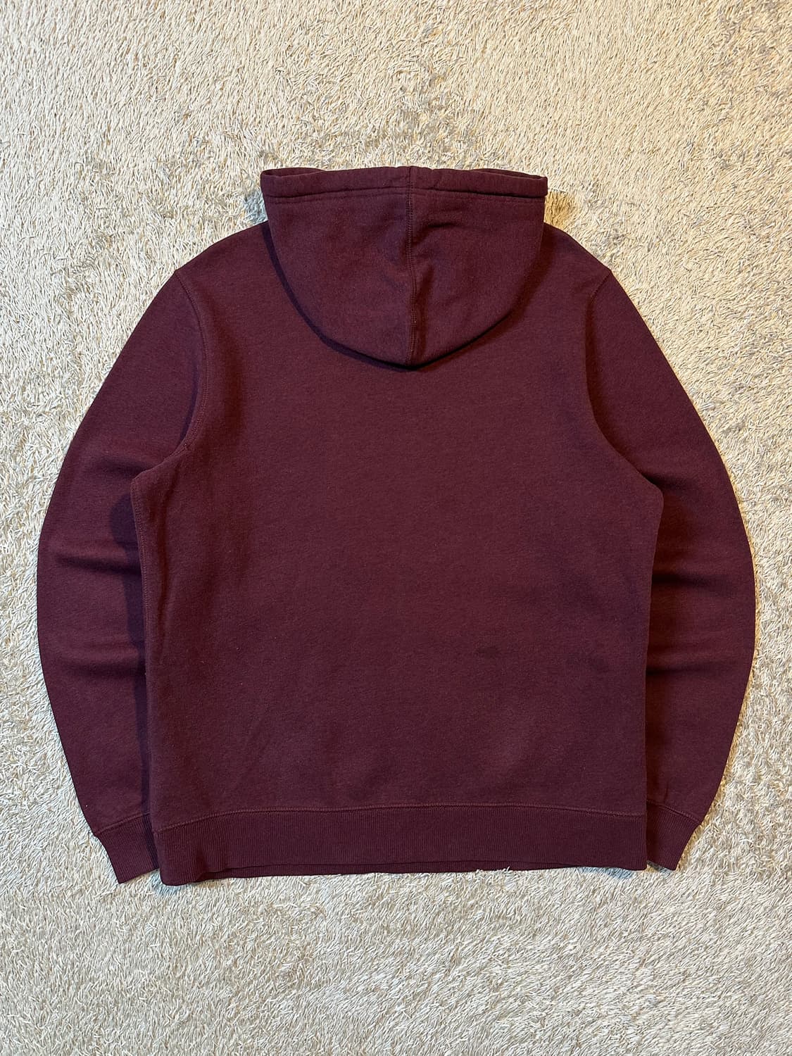 나이키 NIKE 스우시 후드티 버건디 상품이미지3