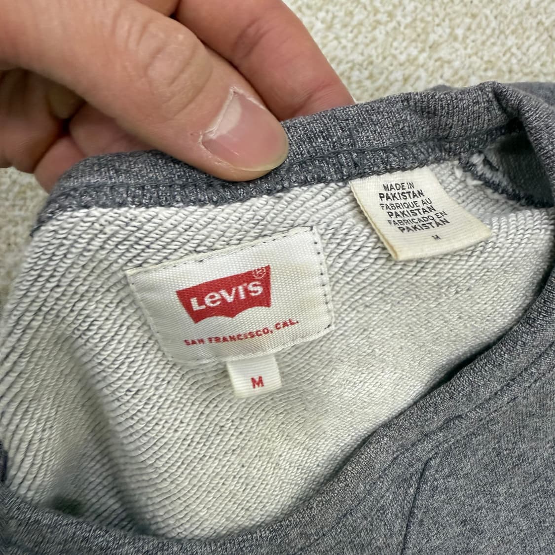 [M] 리바이스 스웨트셔츠 맨투맨 1229T2 상품이미지3