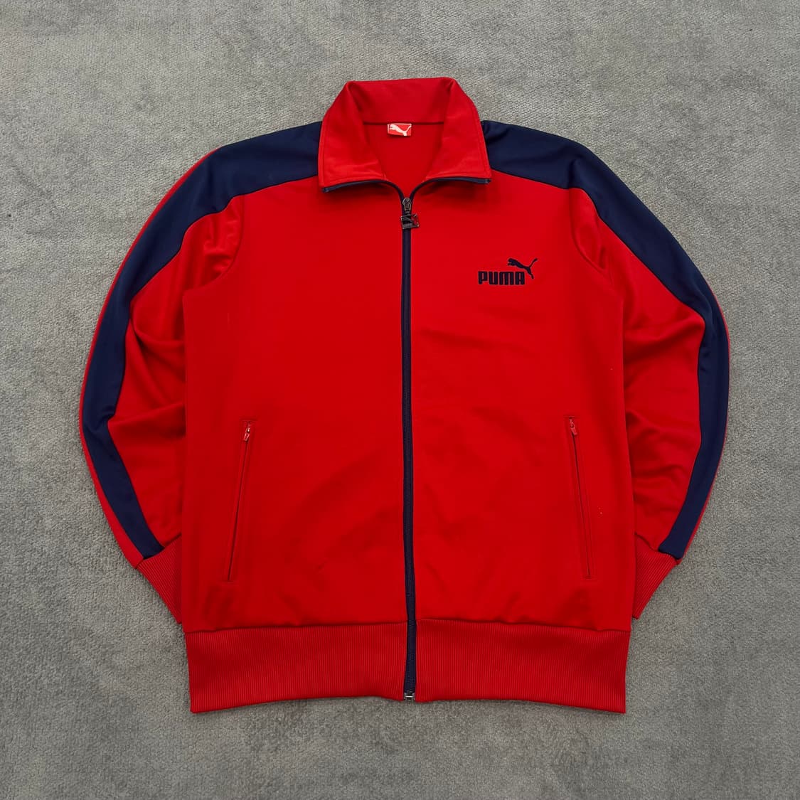 L 푸마 레드/네이비 트랙 자켓 상품이미지1