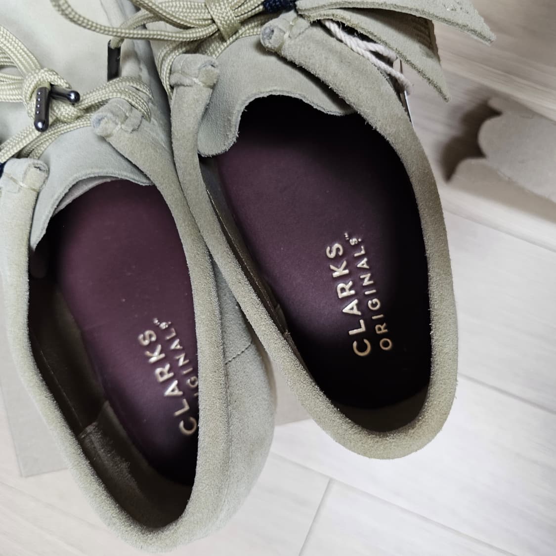 240 새제품 (W) 클락스 왈라비 메이플 스웨이드 261-55545 상품이미지8