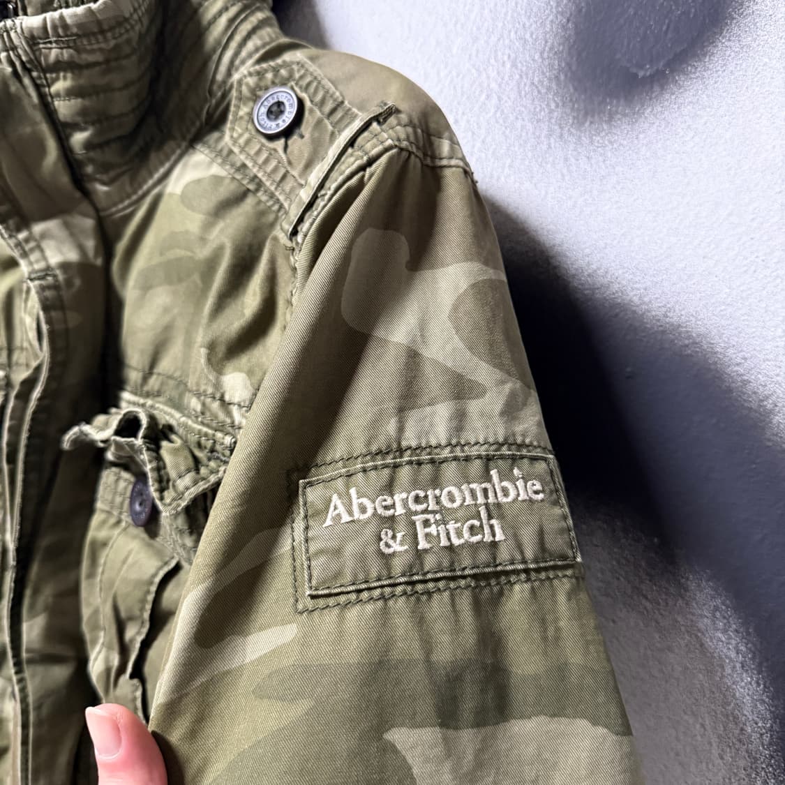 아베크롬비 앤 피치 멀티 포켓 풀 카모 더블 카라 필드 자켓 상품이미지4