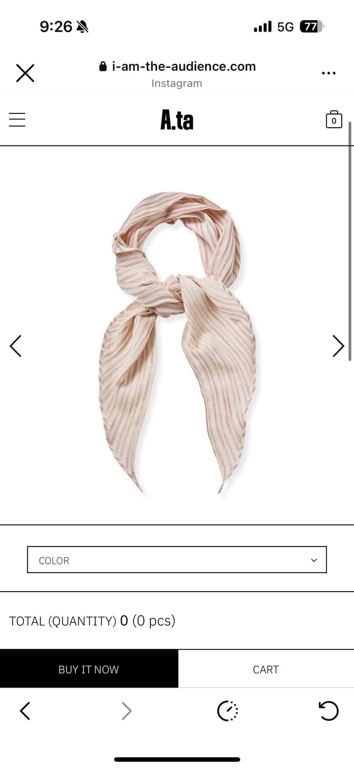 A.ta 스카프 상품이미지1