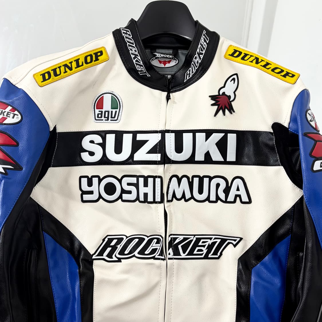 (이안 착용) 스즈키 요시무라 레더 레이싱 자켓 상품이미지7