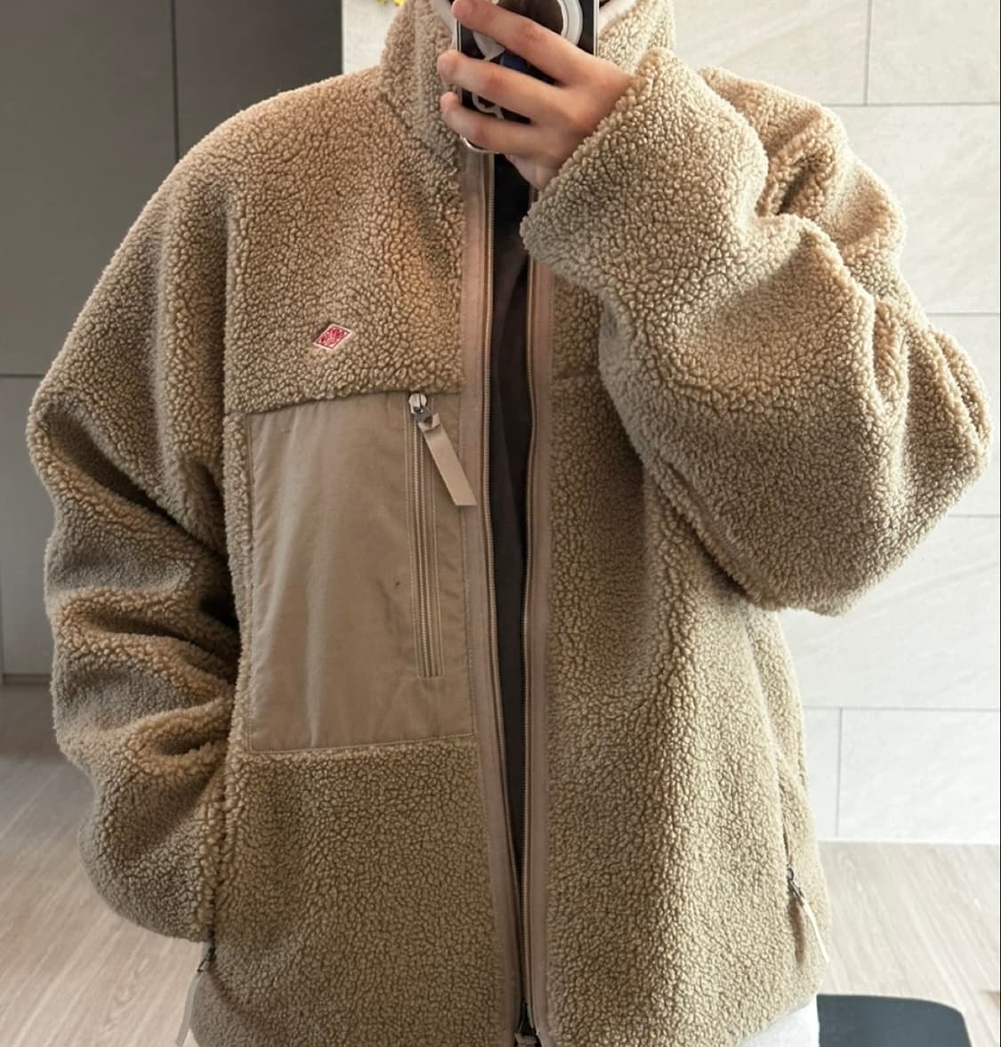 단톤 후리스 베이지 (크림 매물 없음) 상품이미지4