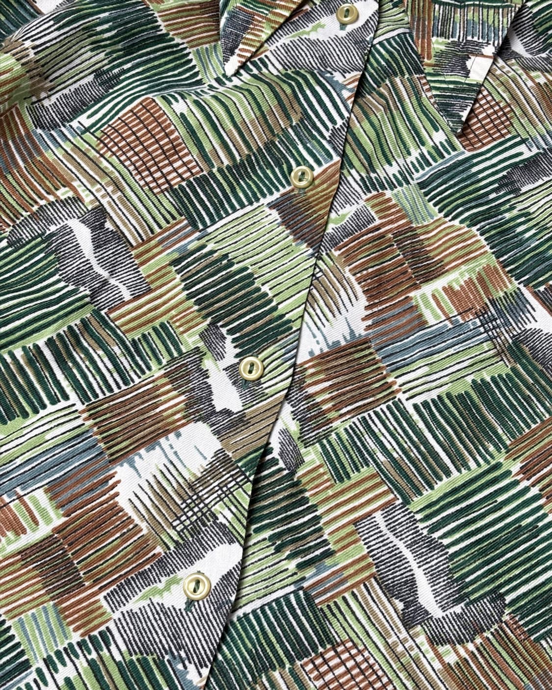 일본빈티지 SOLFIN 패턴 셔츠 상품이미지4