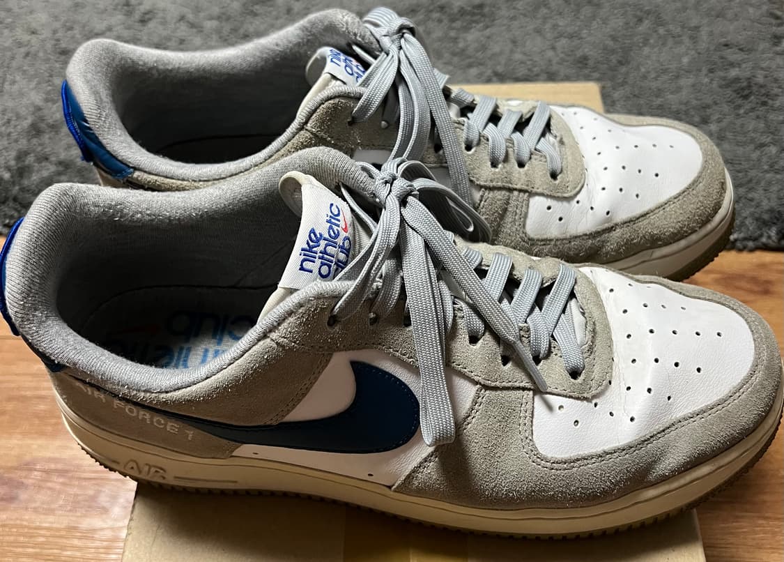 (275)나이키 에어포스 1 07 lv8 애슬레틱 클럽 그레이 마리나 상품이미지4