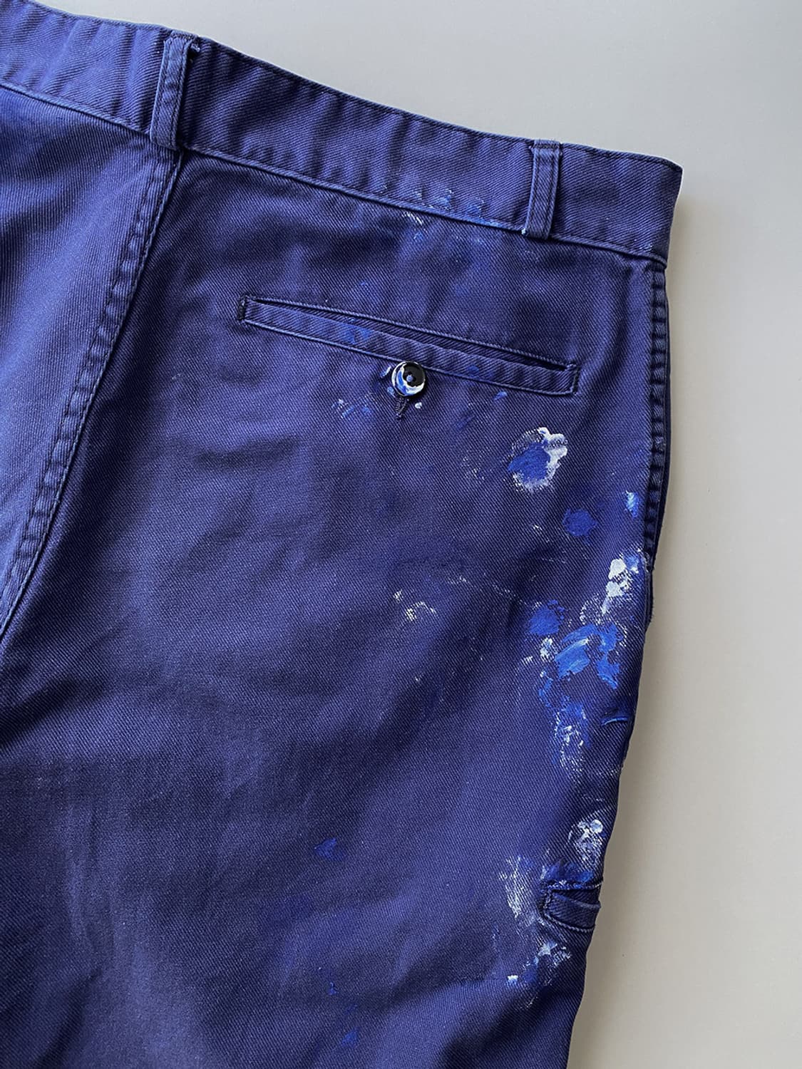 빈티지 오리지널 페인팅 프렌치 워크팬츠 005 상품이미지9