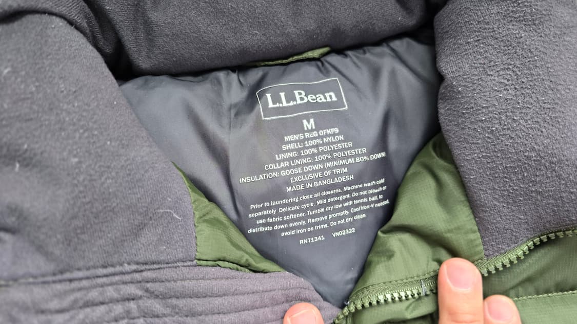 L.L.Bean 엘엘빈 구스 다운 베스트 조끼  상품이미지7