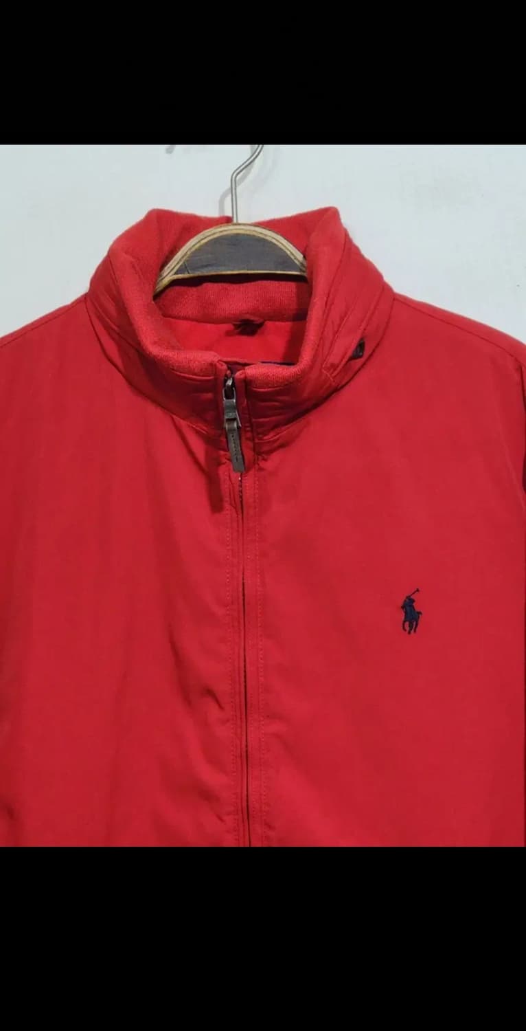 (L) 랄프로렌 폴로 점퍼 빨강 안감기모 자켓 캐주얼  상품이미지2