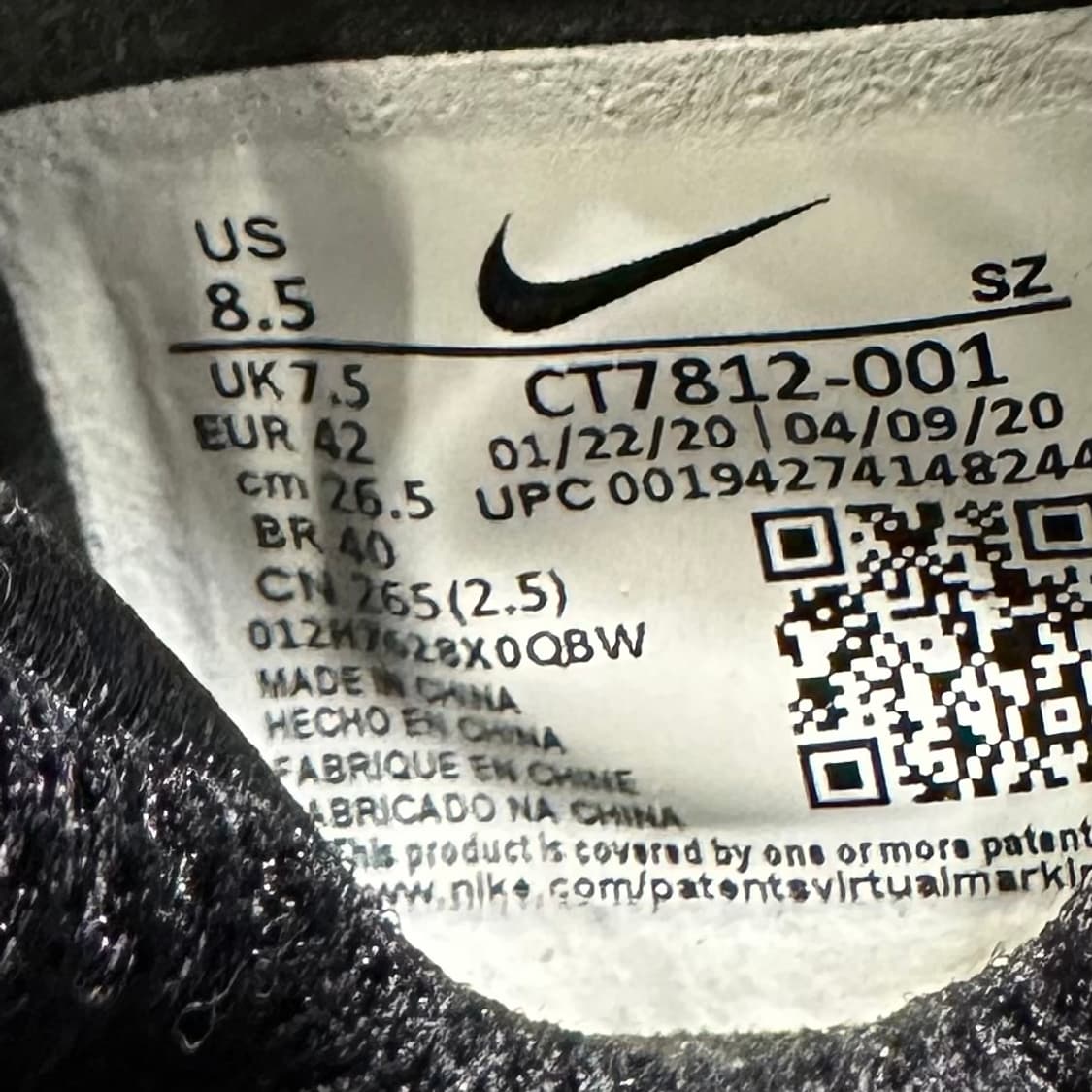 265) 조던 골프화 남성 남자 골프화 ADG 4 레더 블랙/레드 상품이미지9