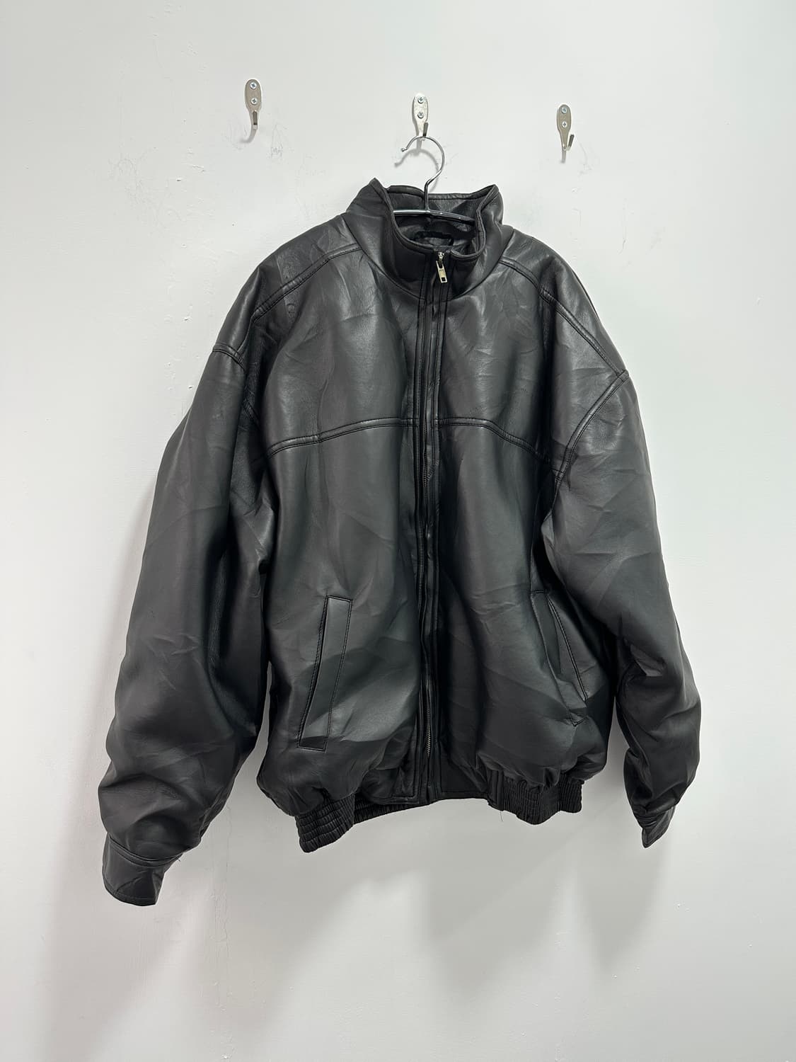 Vintage leather blouson 상품이미지5