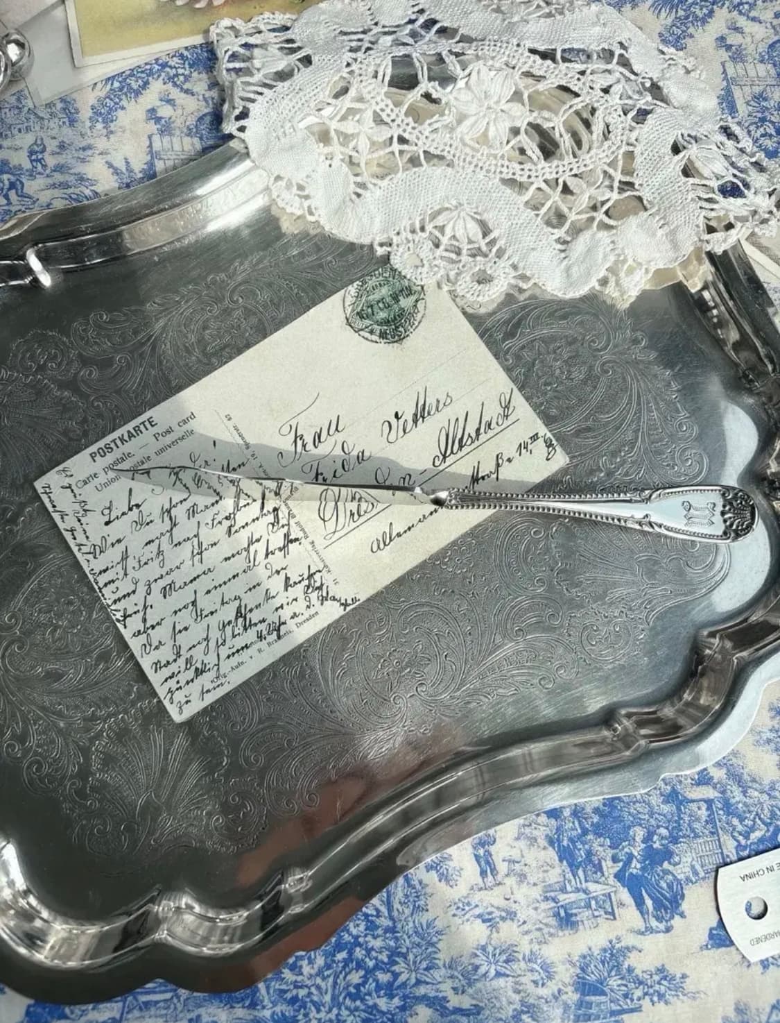 앤틱 실버플레이트 마스터 버터나이프 상품이미지2